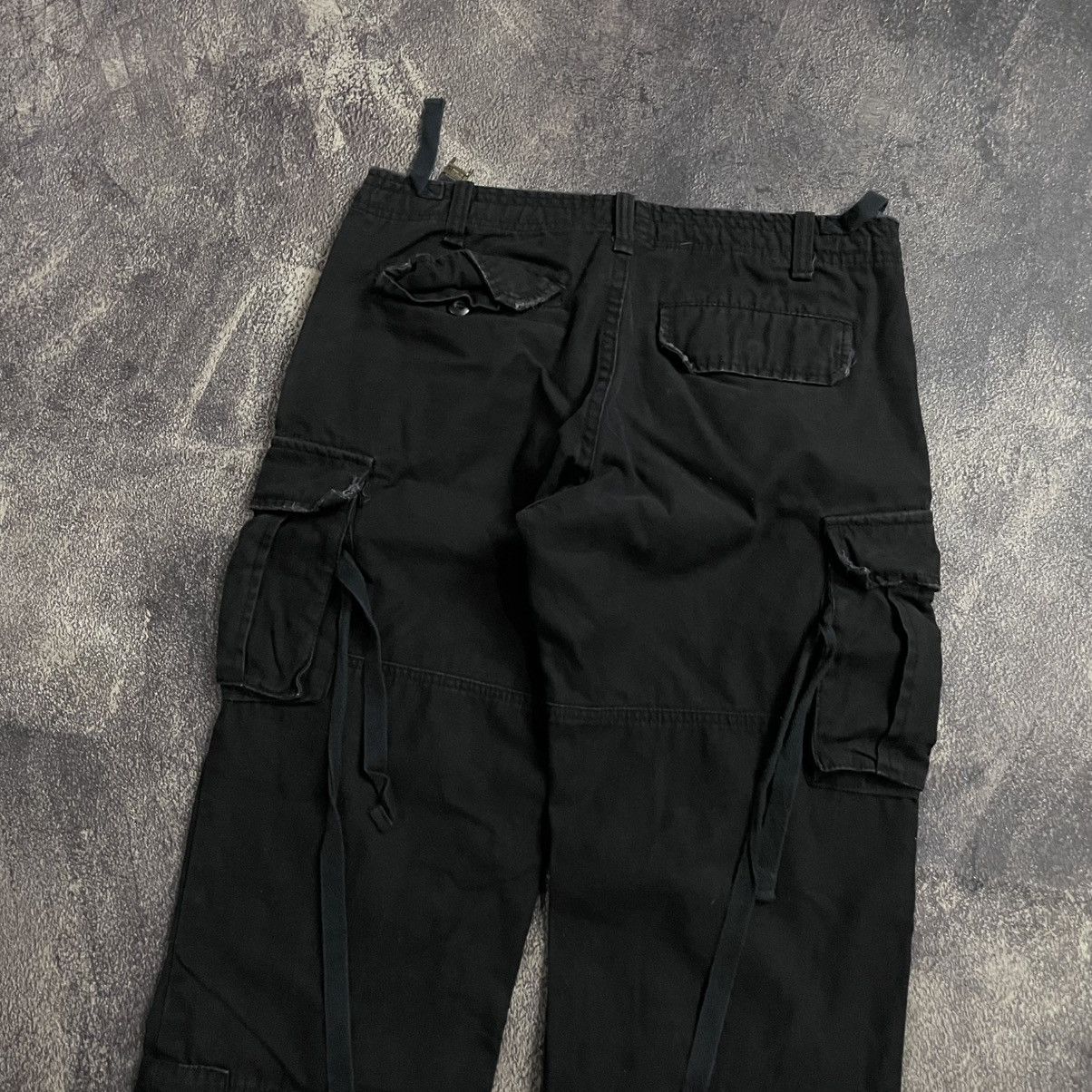 Isamu Katayama Backlash Jungle Storm Black Cargo Pants Size US 31 - 5 Thumbnail