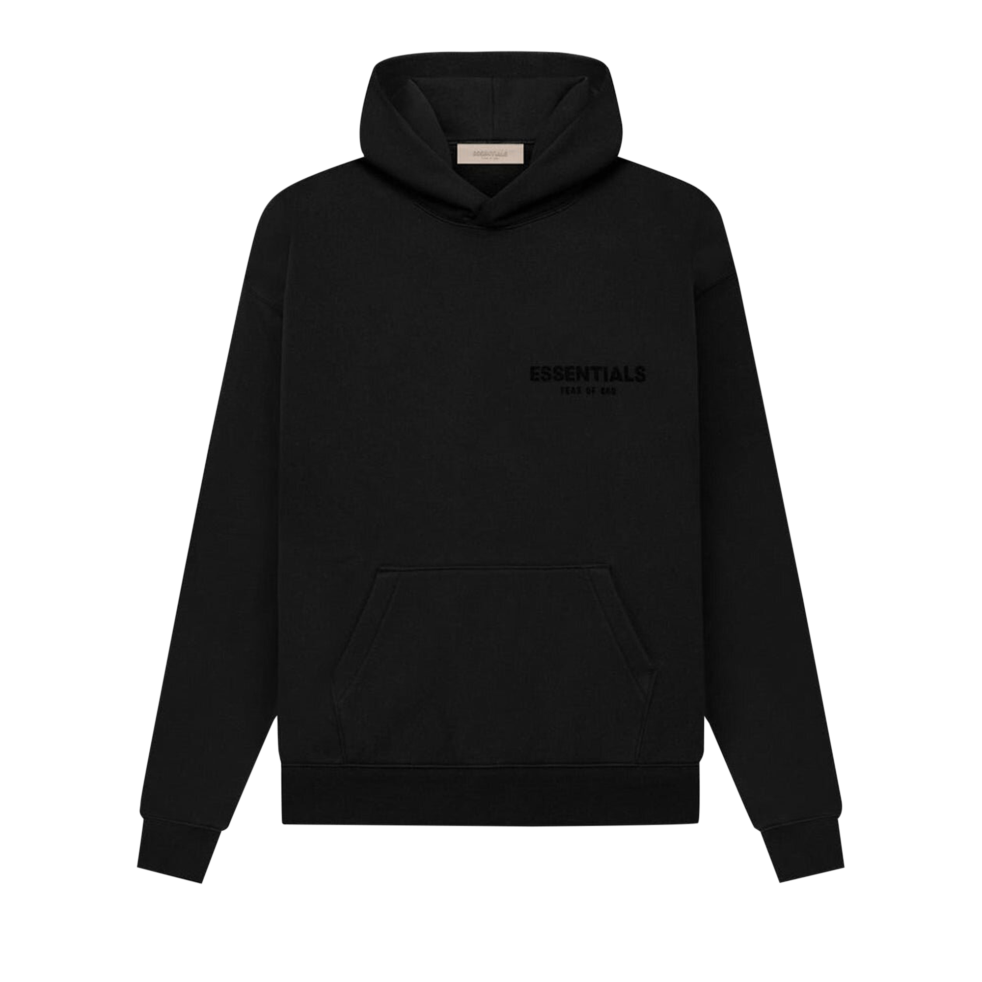 image of Essentials Pullover Hoodie Stretch Limo Ss22 in Black, Men's (Size XL)