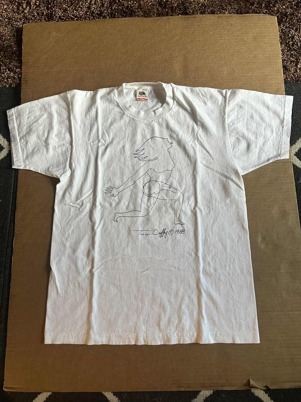 Vintage Vintage 1989 art shirt single stitch Size US L / EU 52-54 / 3 - 1 Thumbnail