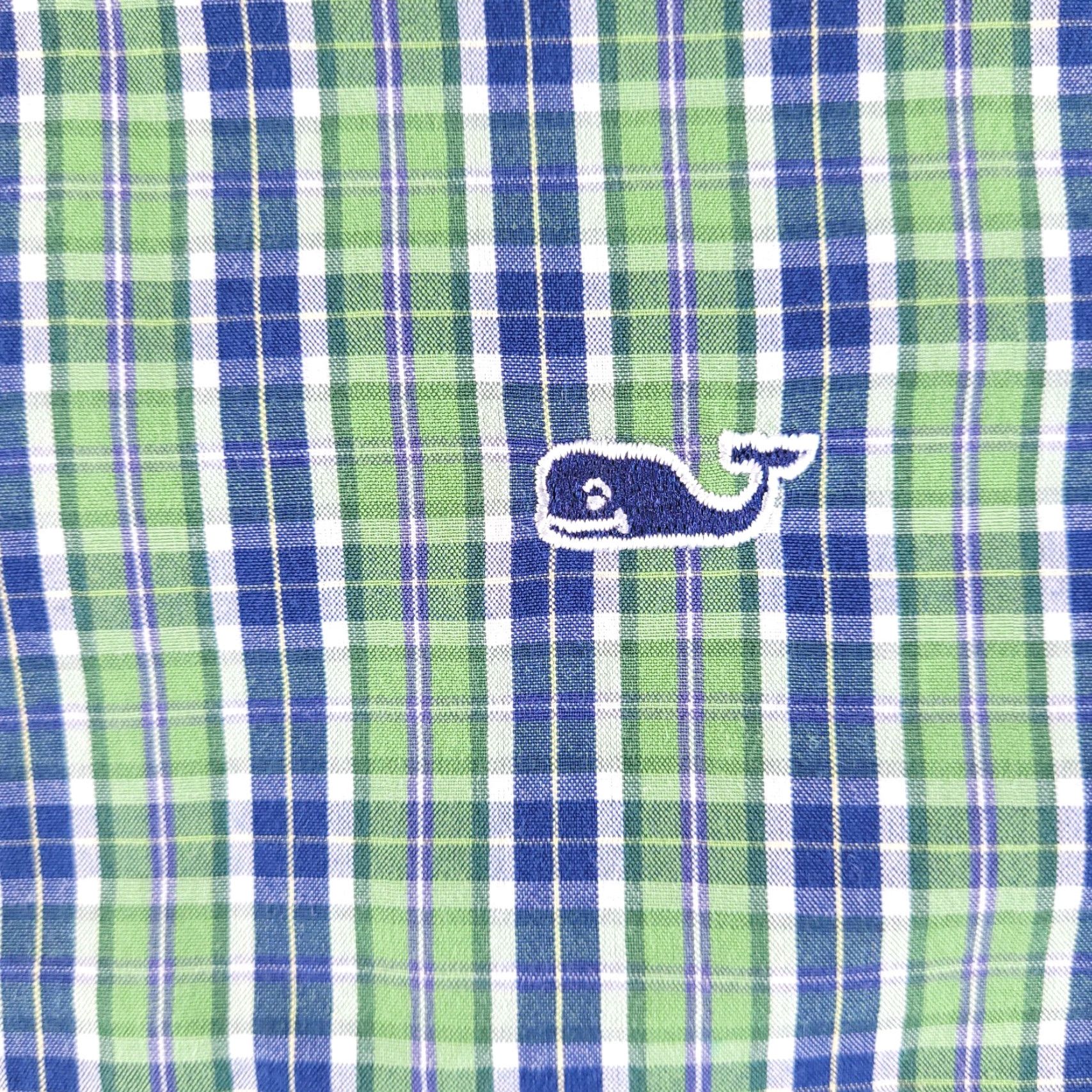 Vineyard Vines Vineyard Vines Shirt Mens Small Green Long Sleeve Check Whale Size US S / EU 44-46 / 1 - 2 Thumbnail