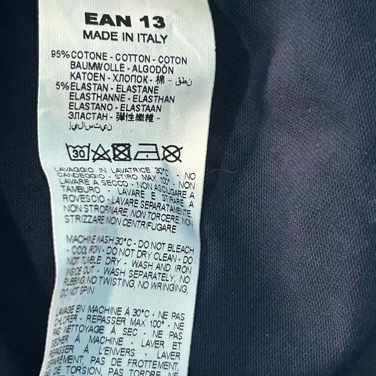 Other EAN 13 Swarovkski Crystal Accent Shirt Puppy Nautical Navy 6 Size M / US 6-8 / IT 42-44 - 6 Thumbnail