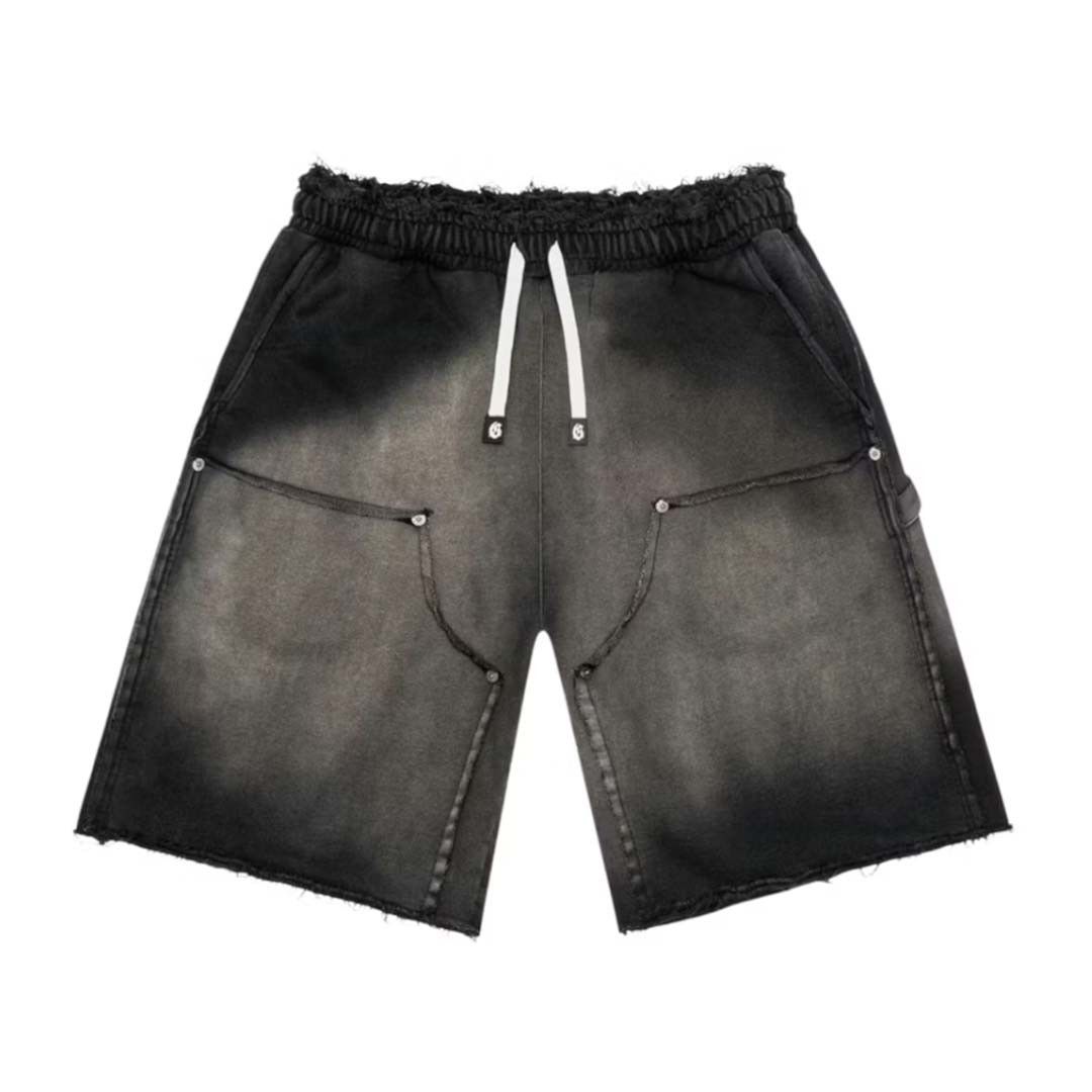 Godspeed Carpenter Distressed Shorts Black Sun Fade Size US 28 / EU 44 - 1 Thumbnail