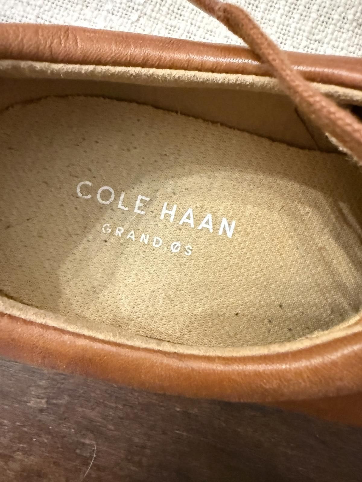 Cole Haan Cole Haan Men's Brown Leather Sneakers Size 9.5 M Size US 9 / EU 42 - 3 Thumbnail