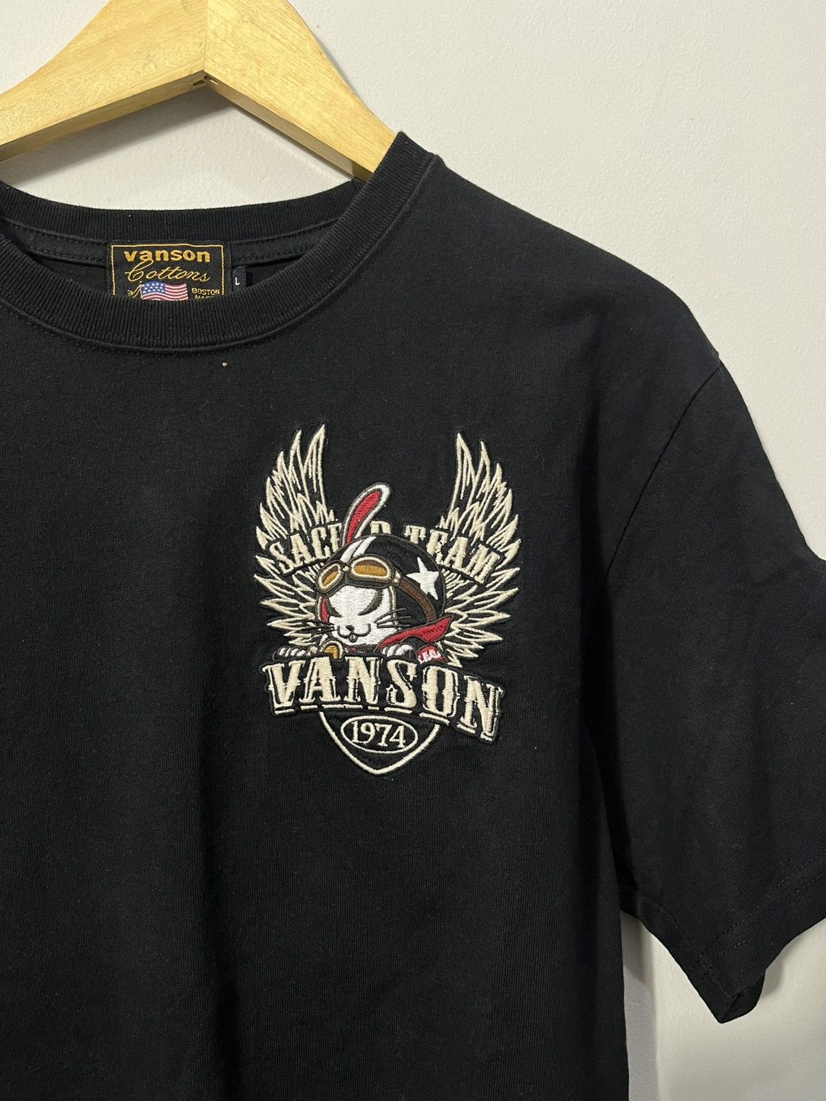 Vanson Leathers 💀Vanson x T.F.O.A Short Sleeve T-shirt💀 Size US L / EU 52-54 / 3 - 3 Thumbnail