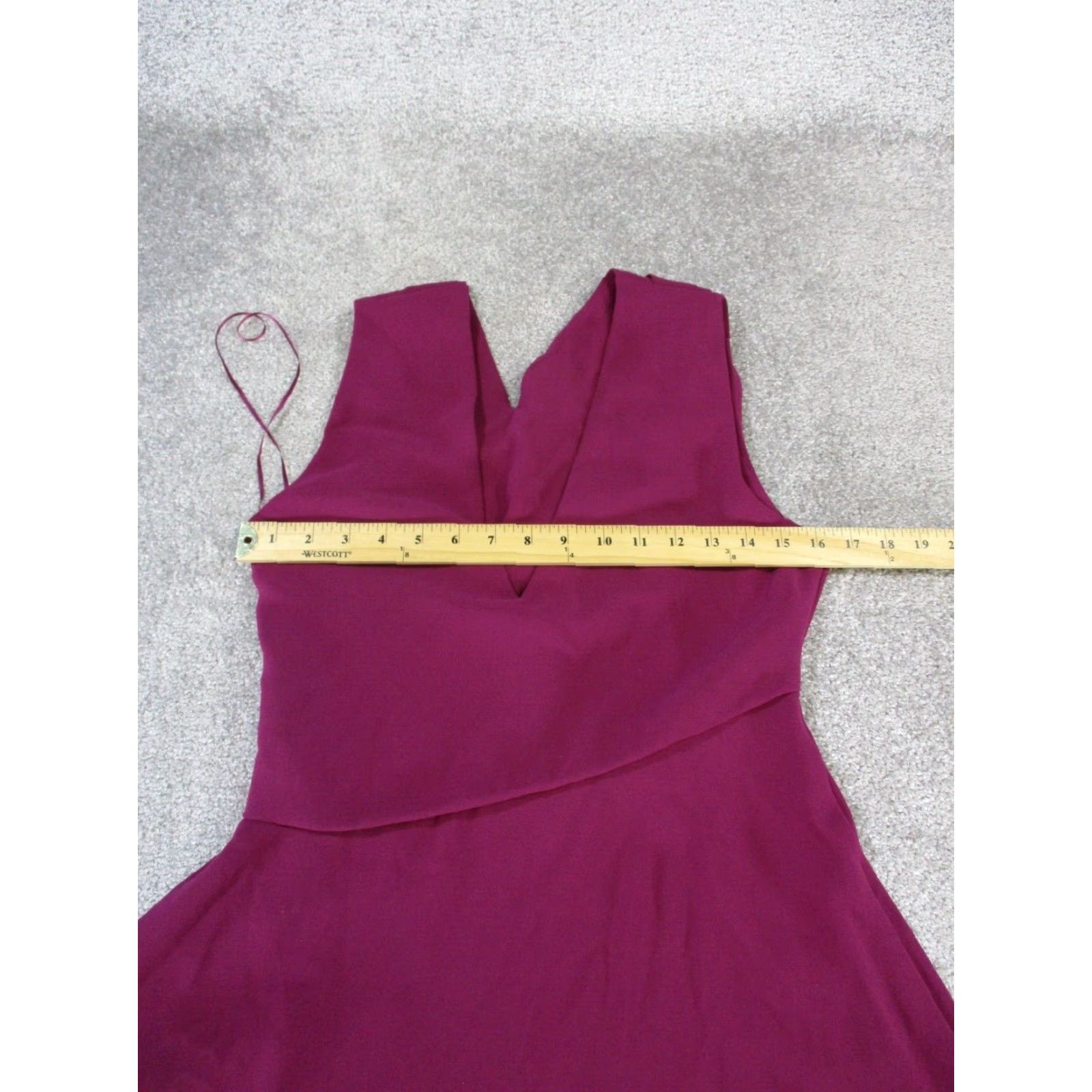 Reiss VINTAGE Reiss Dress Womens 8 Purple Marianne Wrap Front Mini New Size M / US 6-8 / IT 42-44 - 6 Thumbnail