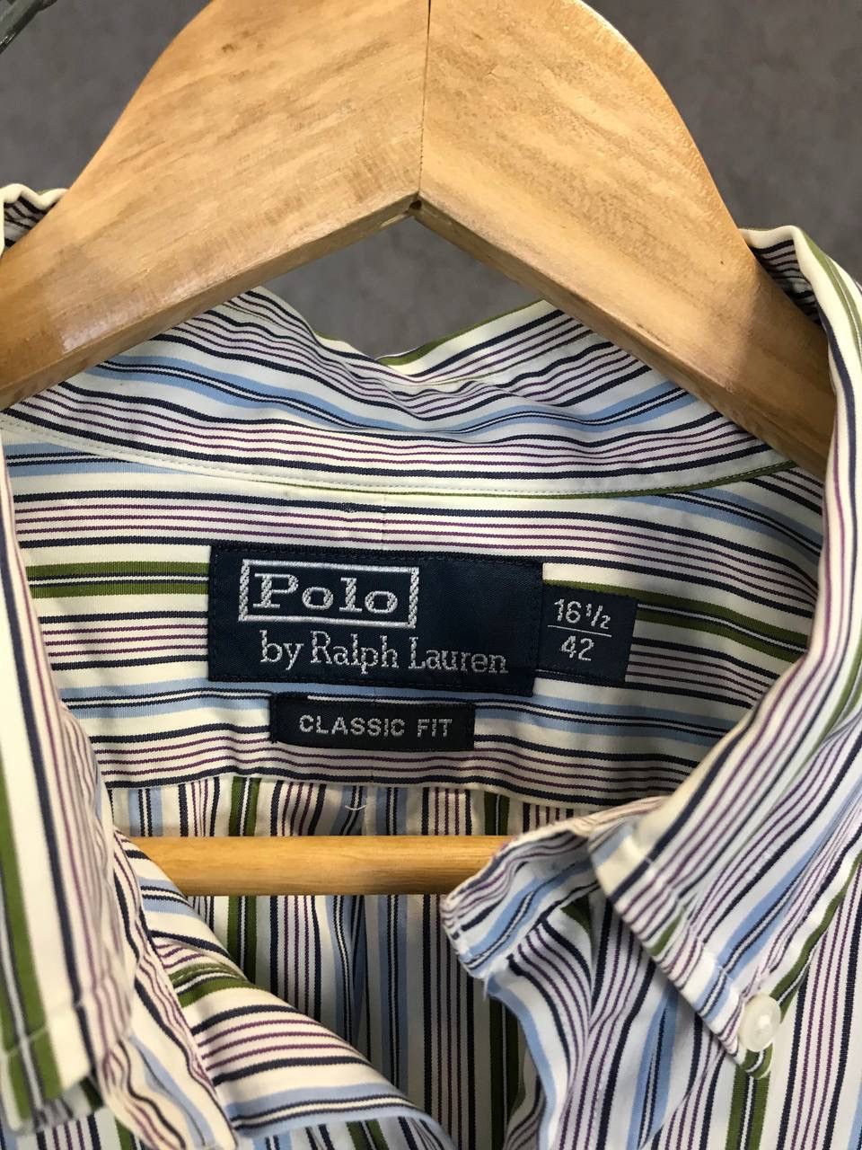 Polo Ralph Lauren Polo Ralph Lauren vintage luxury designer striped shirt Size US XL / EU 56 / 4 - 4 Thumbnail