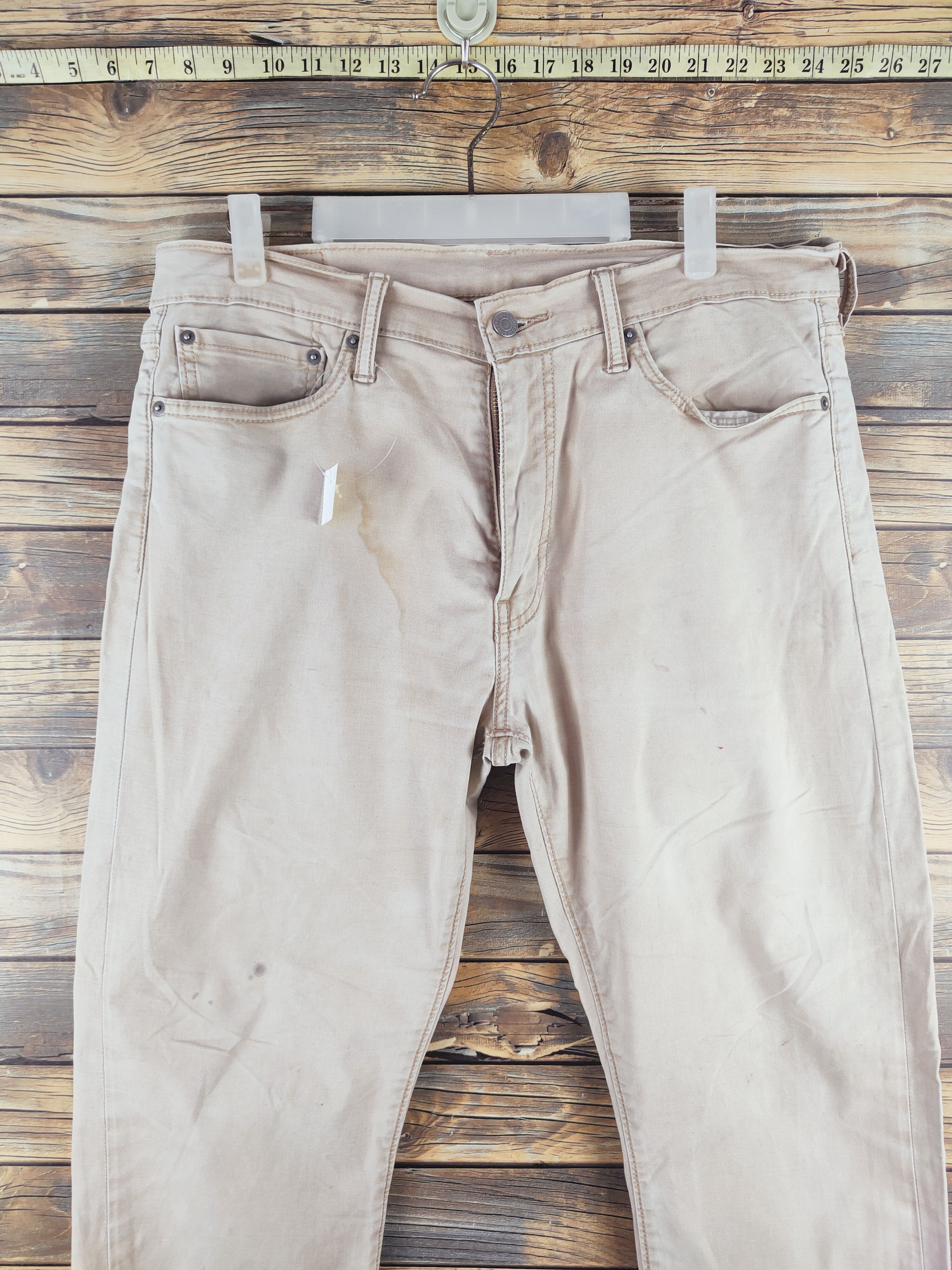 Levi's Levi's Beige Multipocket Casual Pants #S2805 Size US 34 / EU 50 - 2 Thumbnail
