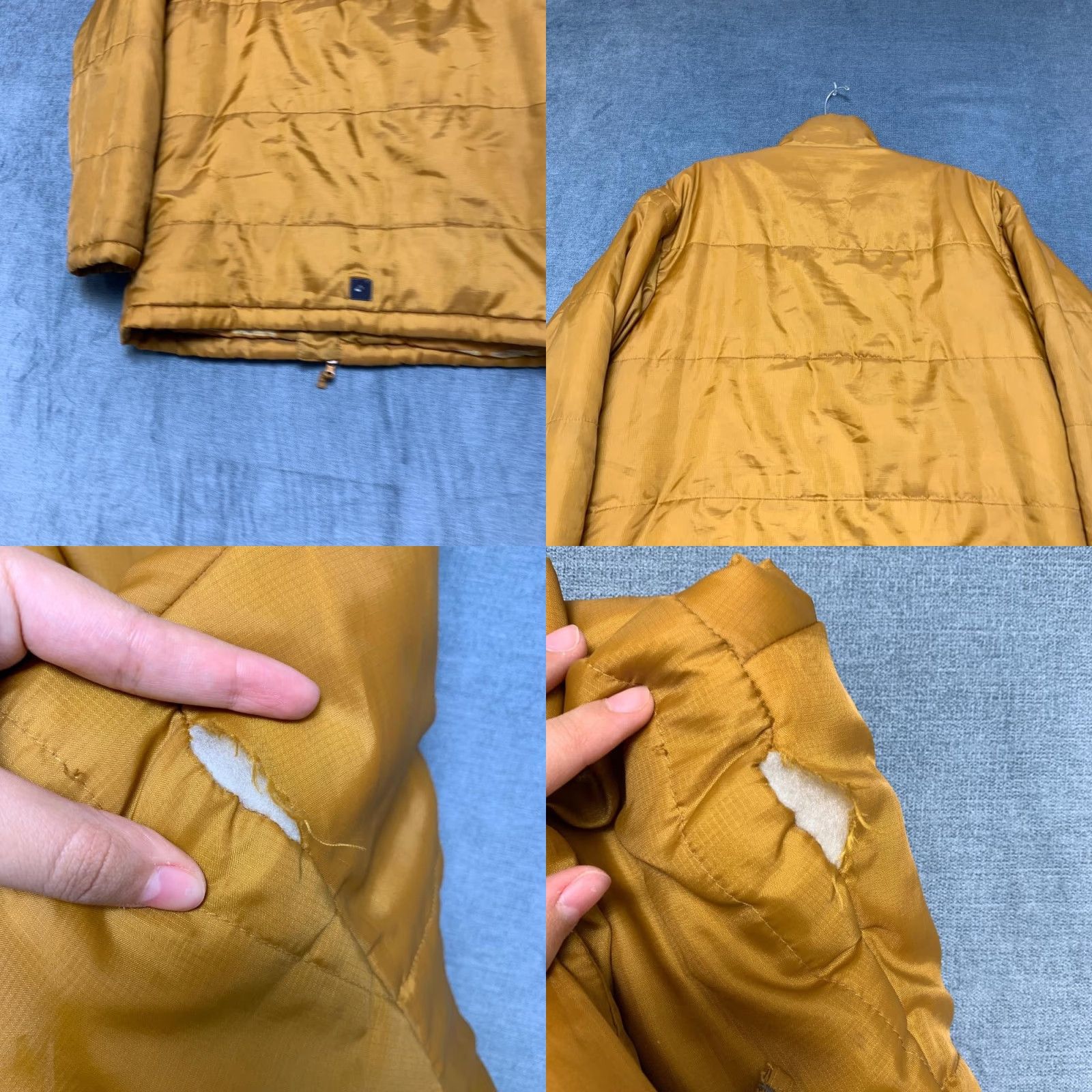 Timberland Timberland Puffer Jacket Mens XL Yellow Nylon Quilted Insulated Outdoor Jacket Size US XL / EU 56 / 4 - 9 Thumbnail
