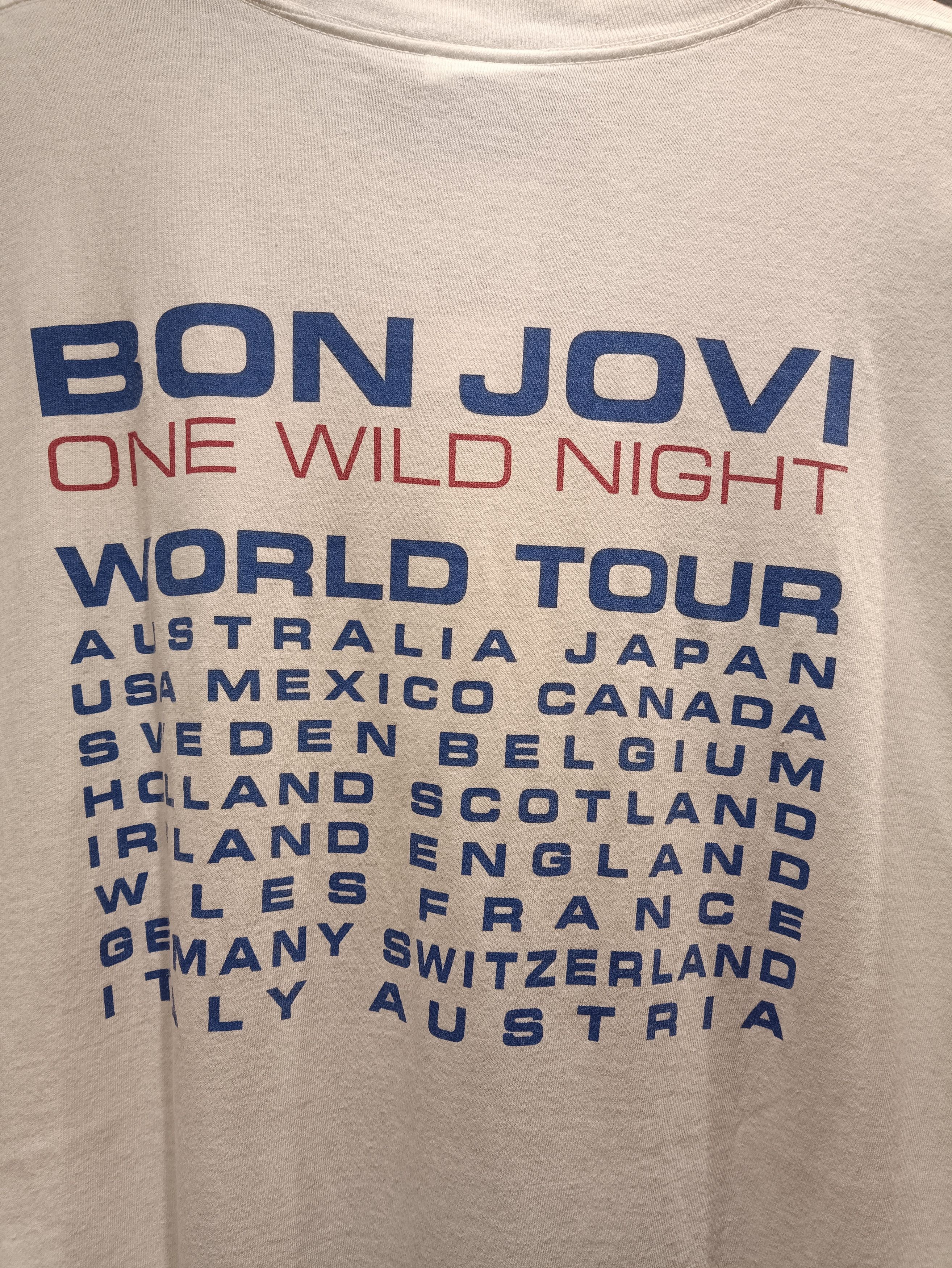 Band Tees × Vintage bon jovi one wild night tour 2001 Size US XL / EU 56 / 4 - 6 Thumbnail