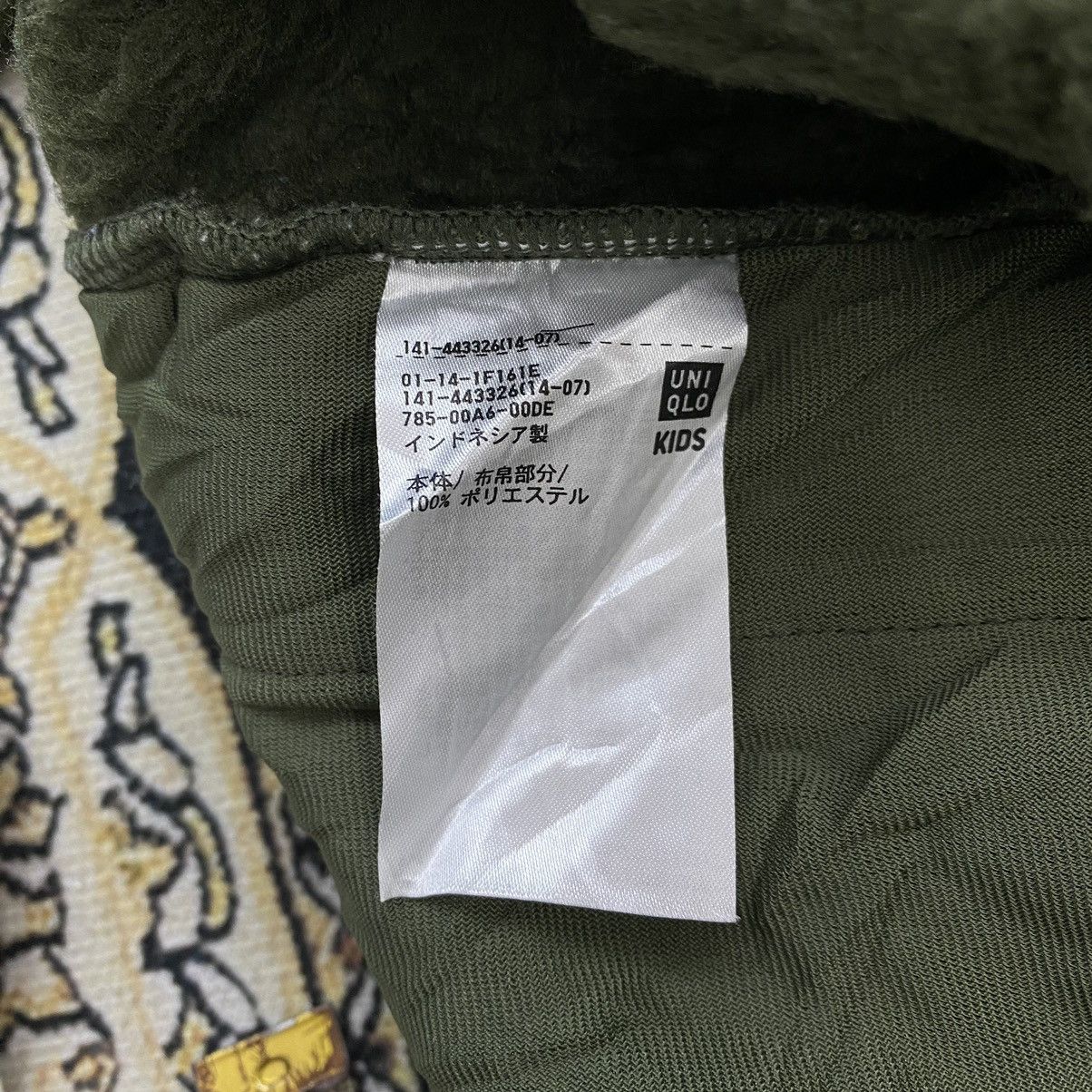 Uniqlo × White Mountaineering WHITE MOUNTAINEERING x UNIQLO Sherpa Fleece Green Sweatshirt Size US M / EU 48-50 / 2 - 4 Thumbnail