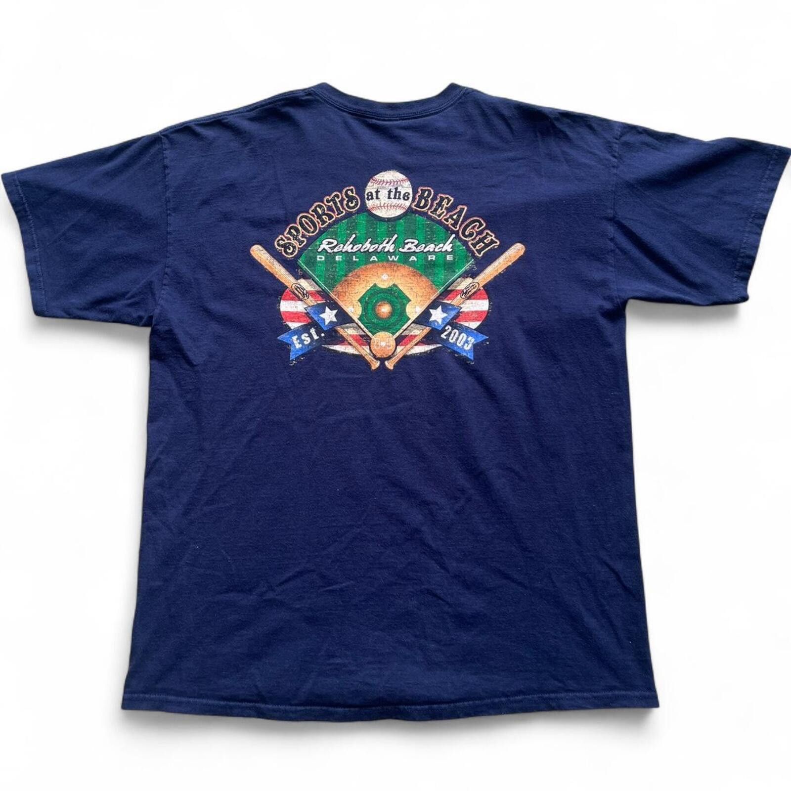 Gildan 2003 Sports at the Beach Rehoboth Delaware Baseball T-Shirt Size US L / EU 52-54 / 3 - 1 Thumbnail