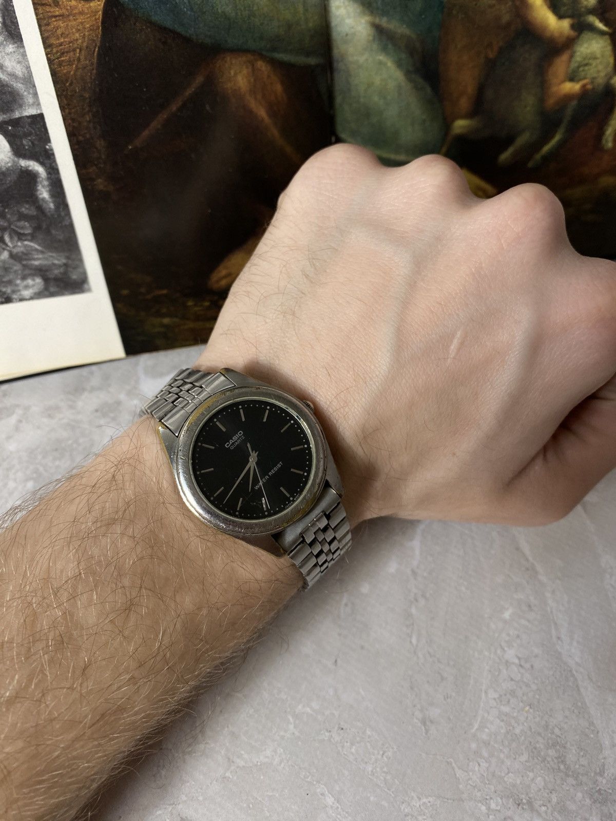 Casio Casio Watch MTP-1129, Quartz, Classic Black Dial, Vintage Size ONE SIZE - 5 Thumbnail