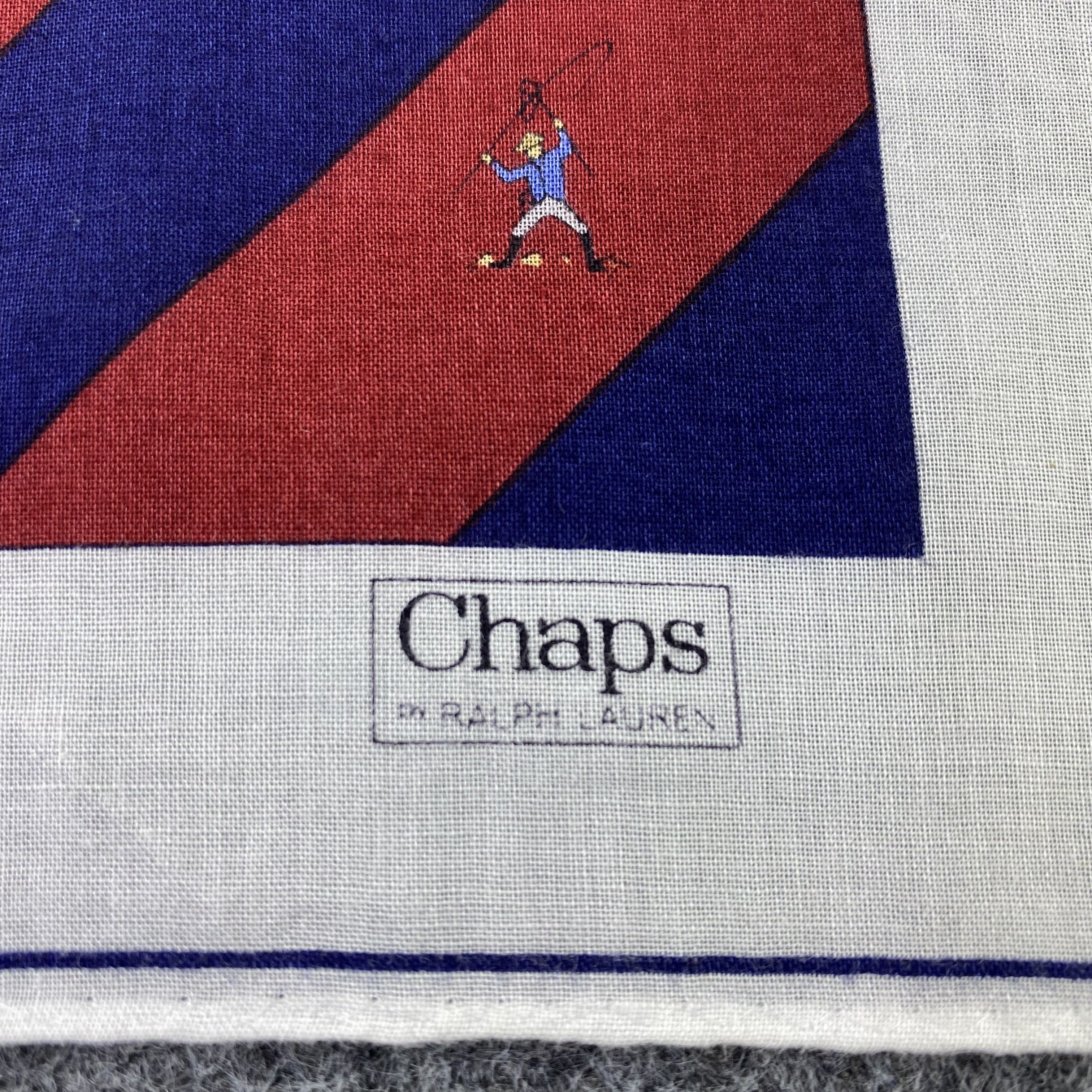 Chaps Ralph Lauren × Designer Chaps Ralph Lauren Handkerchief/Bandana / Neckerchief-B1076 Size ONE SIZE - 5 Thumbnail