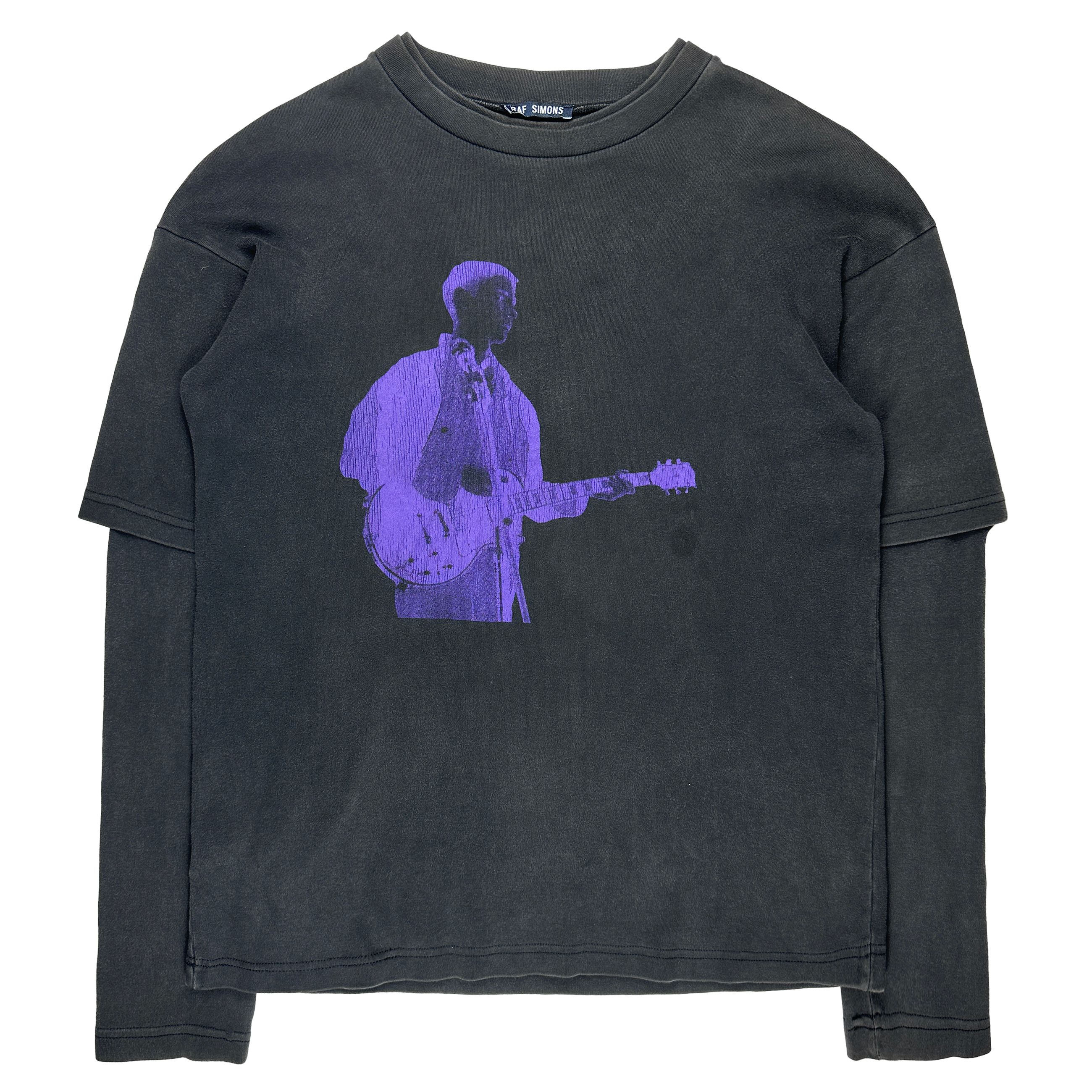 Pre-owned Raf Simons Aw97 Layered Long Sleeve In Dark Gray