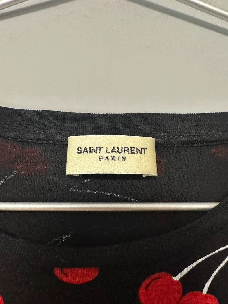 Yves Saint Laurent Saint Laurent Cherry short sleeve T-shirt 2502-Nextarrow Size US M / EU 48-50 / 2 - 3 Thumbnail