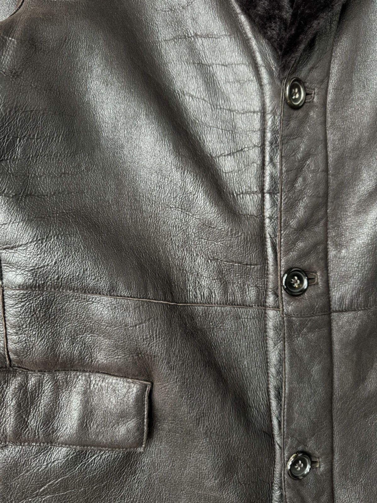Jil Sander Jil Sander Late 90's Shearling Leather Coat Size US L / EU 52-54 / 3 - 2 Thumbnail