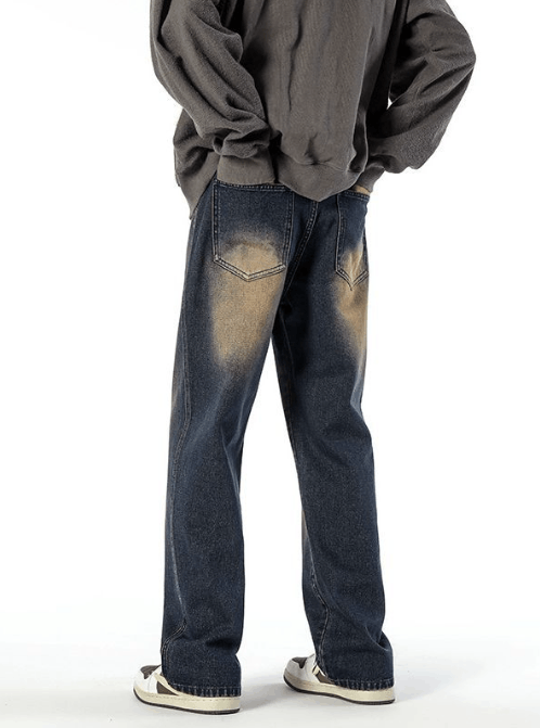 Japanese Brand American washed retro straight jeans y2k Size US 32 / EU 48 - 4 Thumbnail