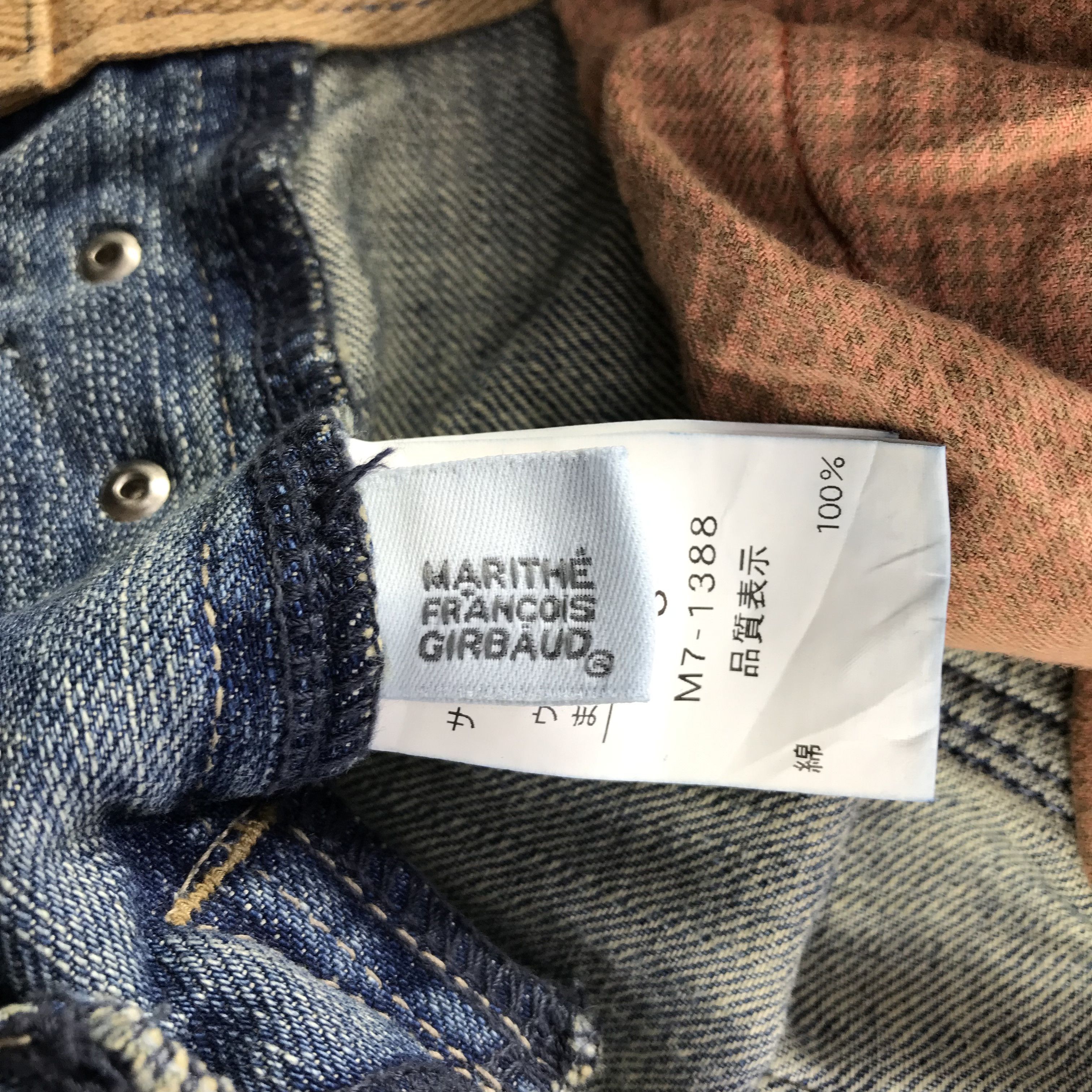 Marithe + Francois Girbaud Marithe Francois Girbaud Jeans Biker Denim KJ3195 Size US 30 / EU 46 - 14 Thumbnail