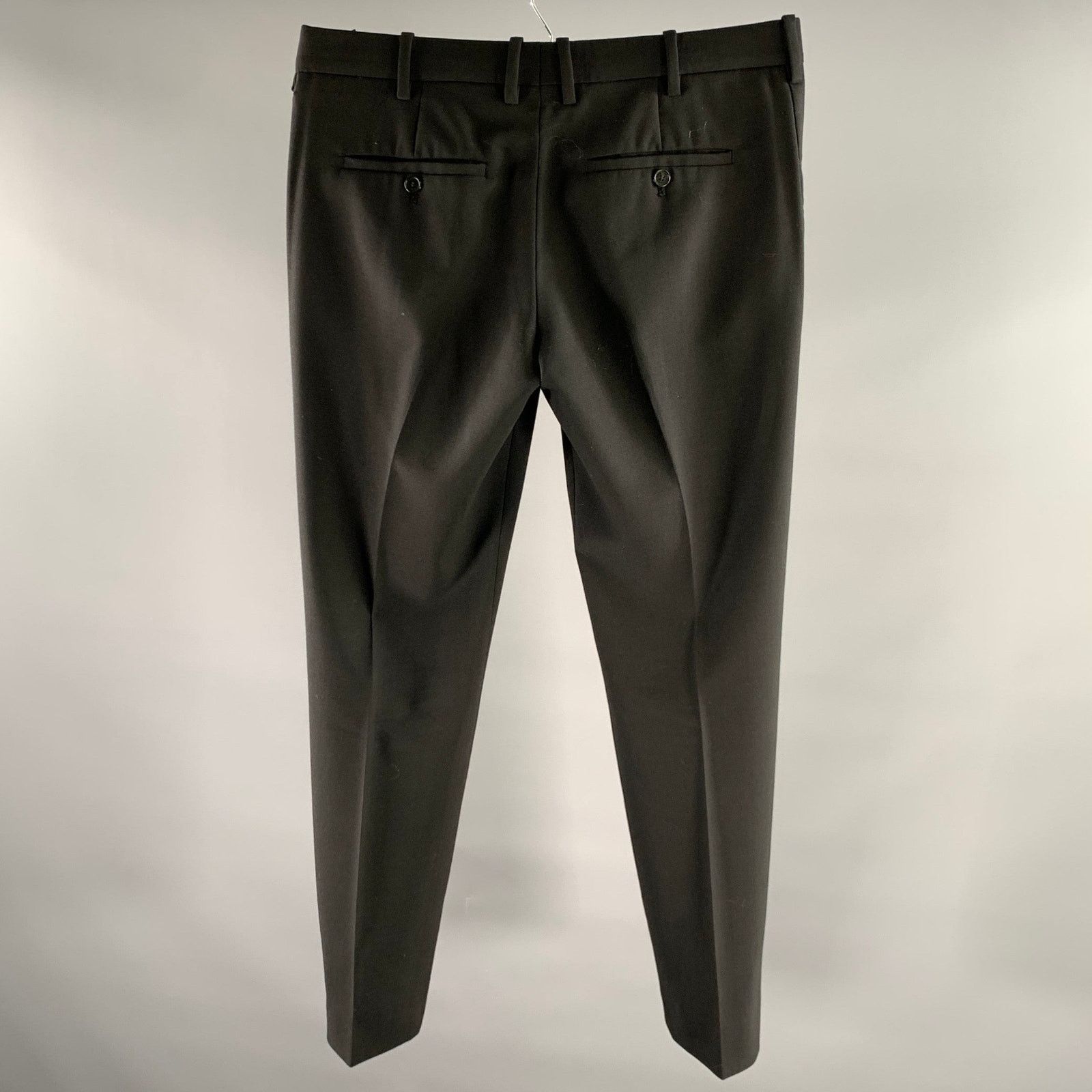Neil Barrett NEIL BARRETT Size 32 Black Zip Pocket Skinny Pants Size US 32 / EU 48 - 3 Thumbnail