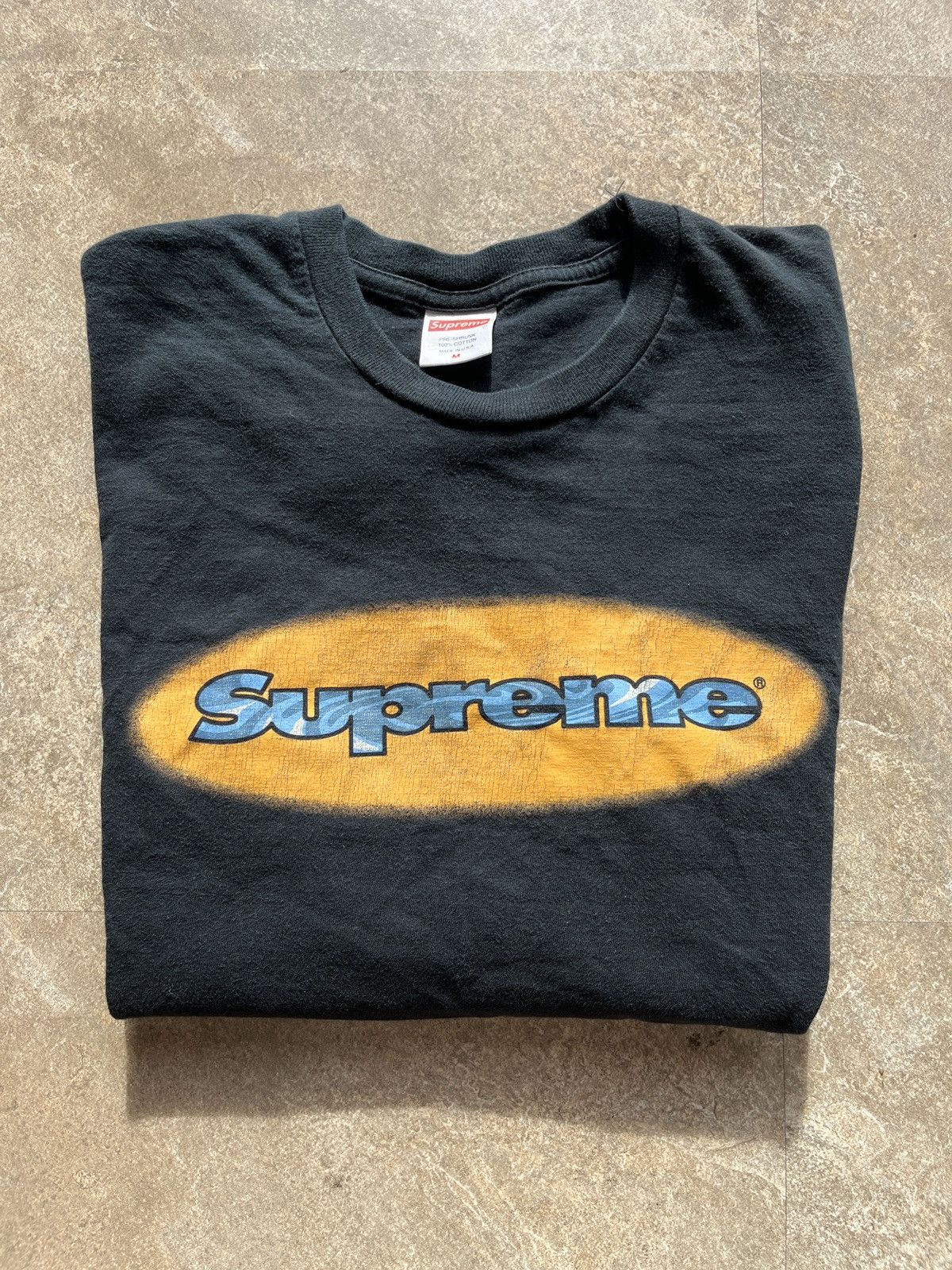 Supreme Supreme Ripple Oval Logo Longsleeve Size US M / EU 48-50 / 2 - 4 Thumbnail