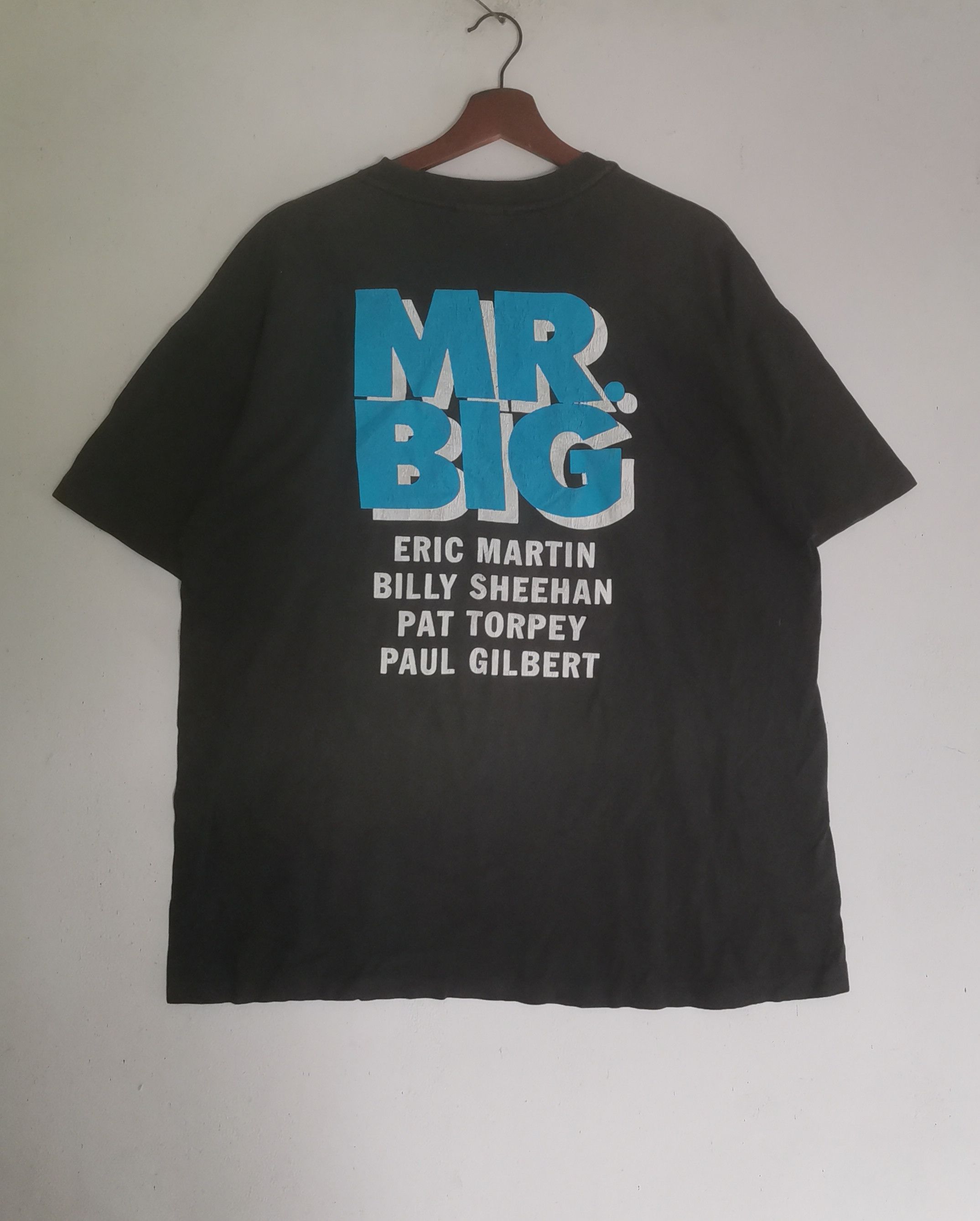 Band Tees × Vintage Rare vintage Mr Big rock band t-shirt Black colour Size US L / EU 52-54 / 3 - 3 Thumbnail