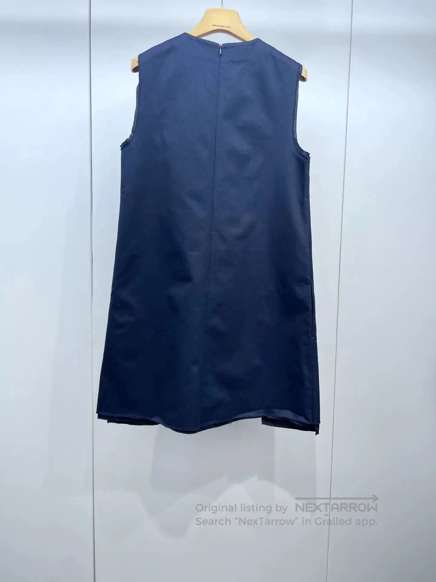Miu Miu Miu Miu Navy Patch Logo Dress. Size S / US 4 / IT 40 - 2 Thumbnail