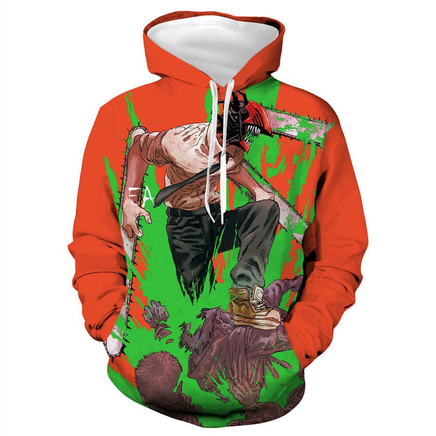 Japanese Brand Chainsaw Man Hoodies Size US S / EU 44-46 / 1 - 1 Thumbnail