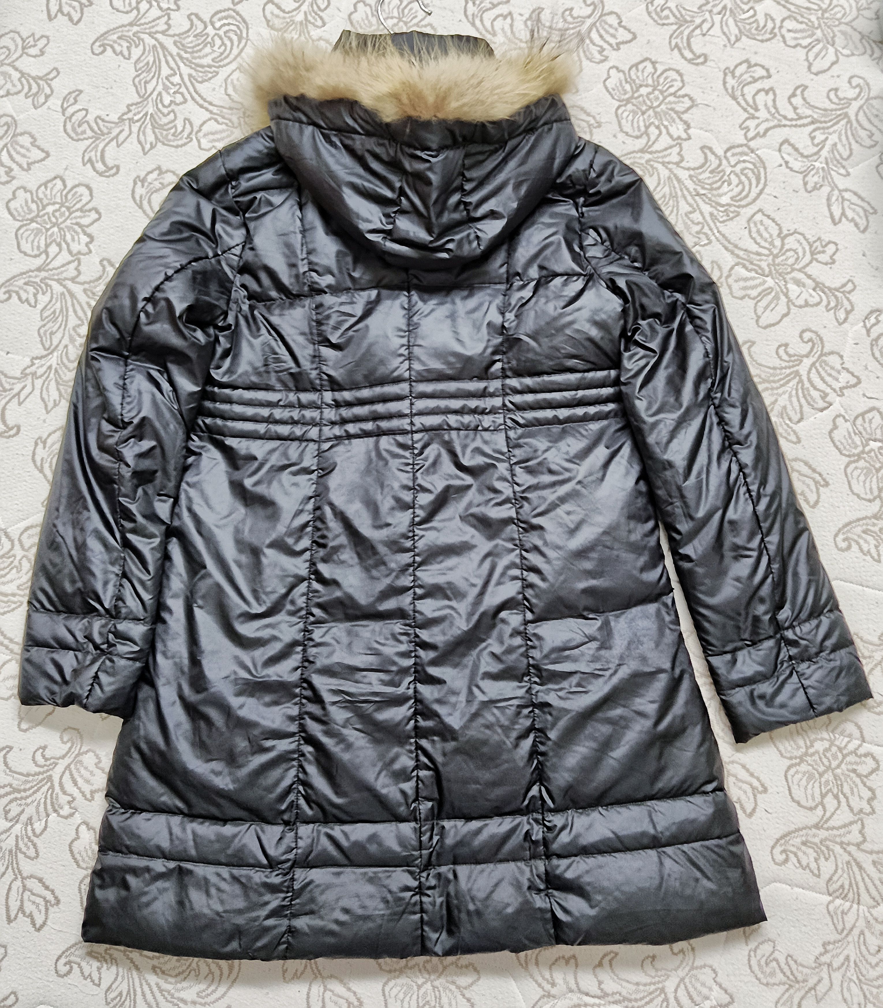 Michel Klein MK Faux Fur Hoodie Parka Jacket Size S / US 4 / IT 40 - 2 Thumbnail