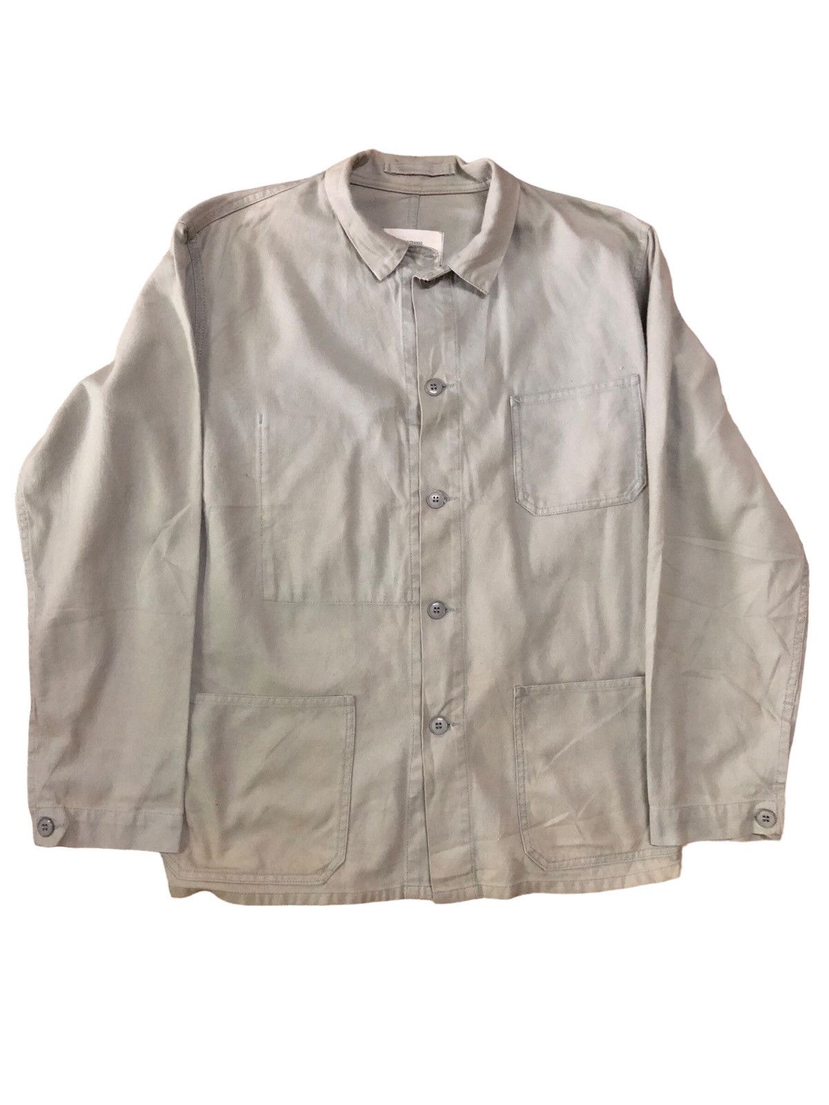 CABANE de ZUCCa × Issey Miyake × Zucca Zucca Travail Chore Workers Button Ups Jacket Size US M / EU 48-50 / 2 - 1 Thumbnail