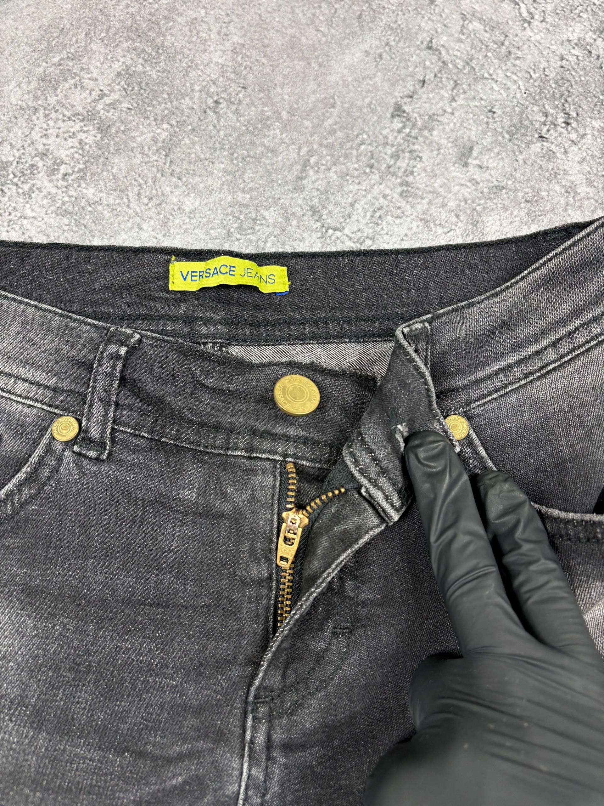 Versace Versace Jeans Couture Black Pants Womens Luxury Italy IT 40 Size 27" / US 4 / IT 40 - 3 Thumbnail