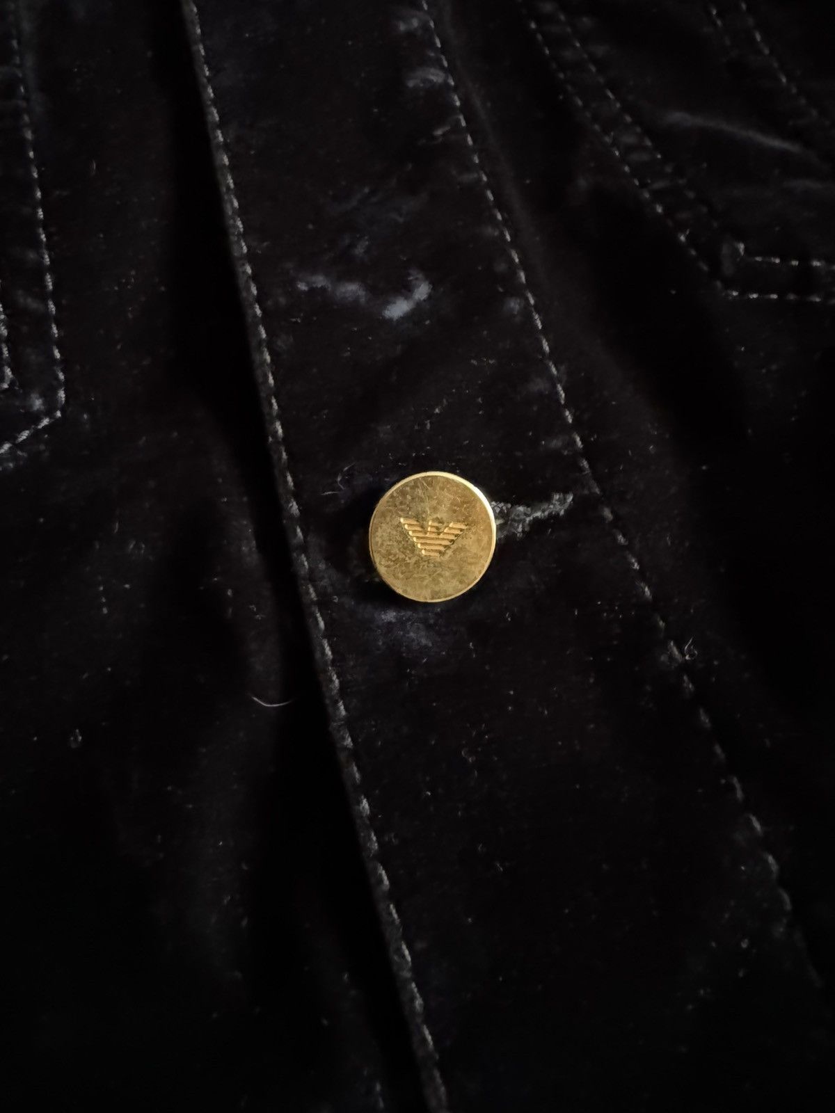 Emporio Armani Emporio Armani Rare velour men's jacket Size US L / EU 52-54 / 3 - 8 Thumbnail