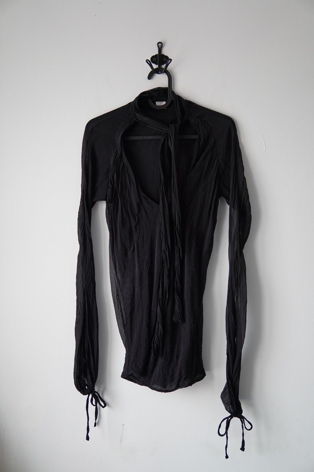 Rick Owens Vintage Silk Avant Garde Top Size L / US 10 / IT 46 - 1 Thumbnail