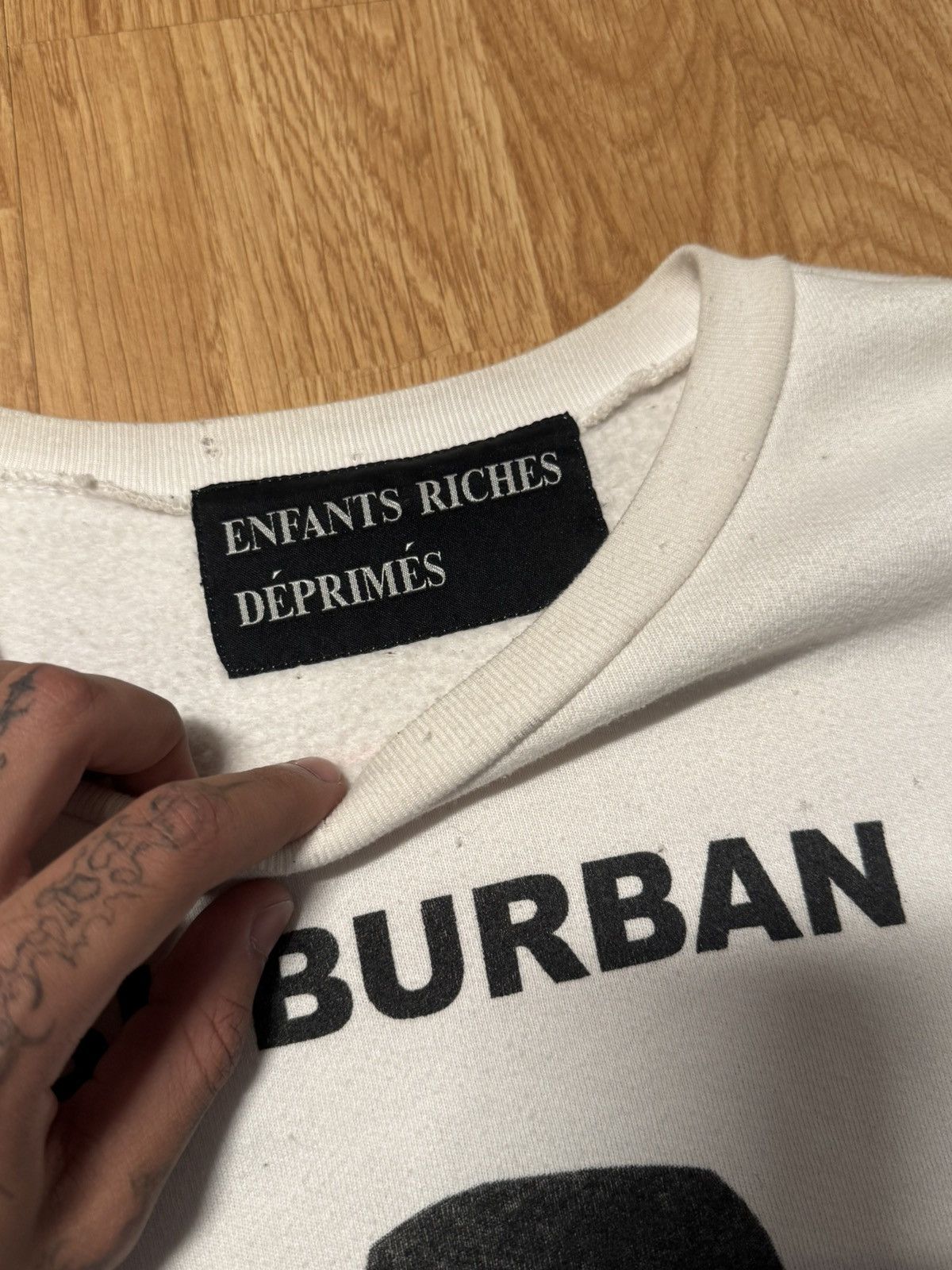 Enfants Riches Deprimes Enfants Riches Deprimes Suburban Damage Sweatshirt Size US M / EU 48-50 / 2 - 6 Thumbnail