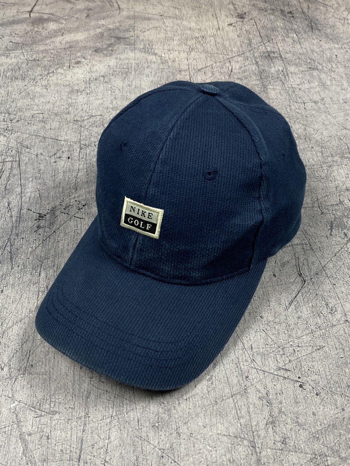 Nike × Vintage Vintage 90s Nike Golf Corduroy Centre Logo Made in USA Cap Size ONE SIZE - 2 Thumbnail