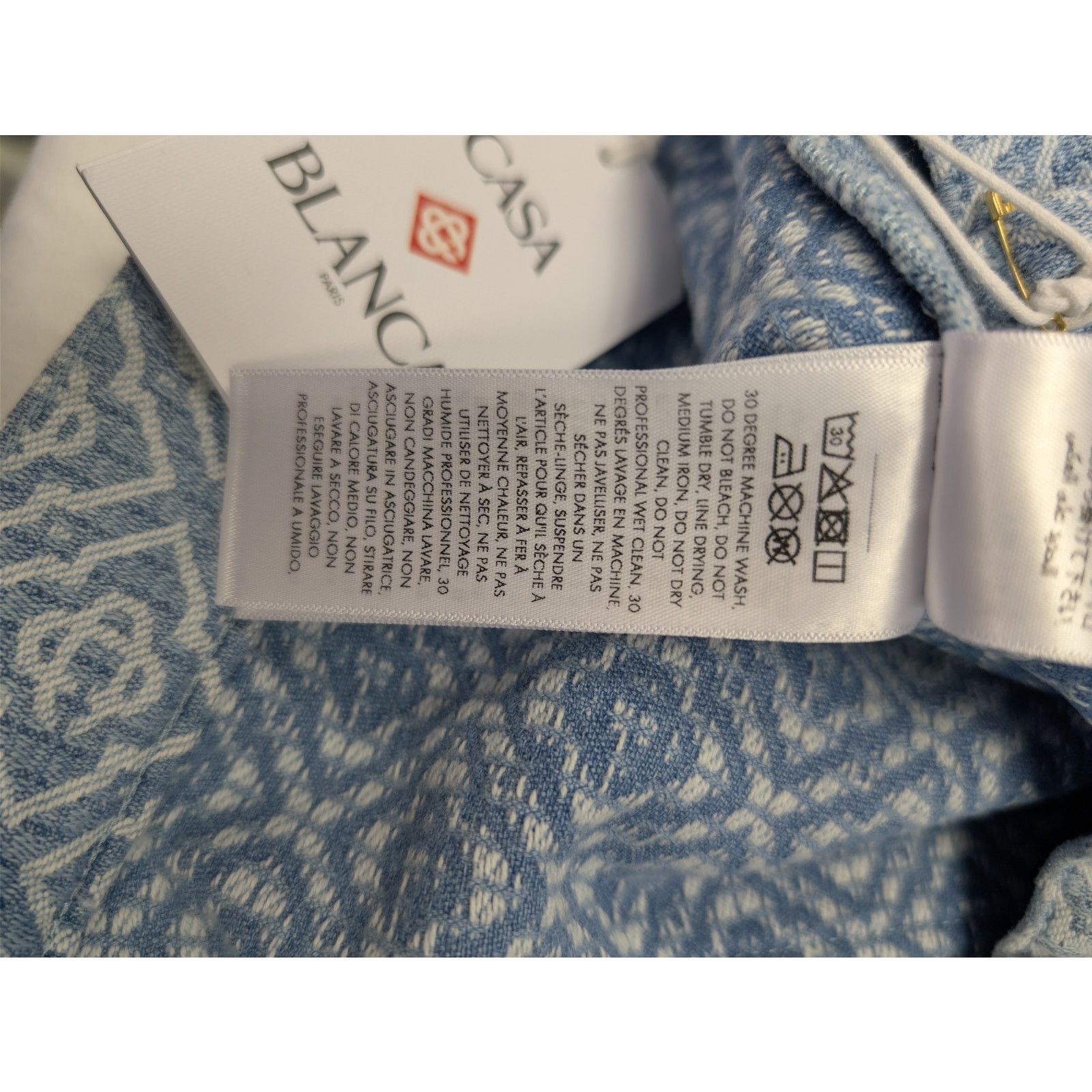 Casablanca o1rshd1 Denim Relaxed Monogram Denim Shorts in Washed Blue Size US 38 / EU 54 - 17 Thumbnail