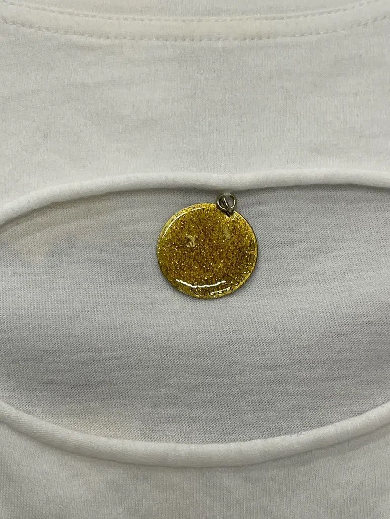 Chanel Chanel White gold coin hollow short-sleeved T-shirt Size XS / US 0-2 / IT 36-38 - 2 Thumbnail