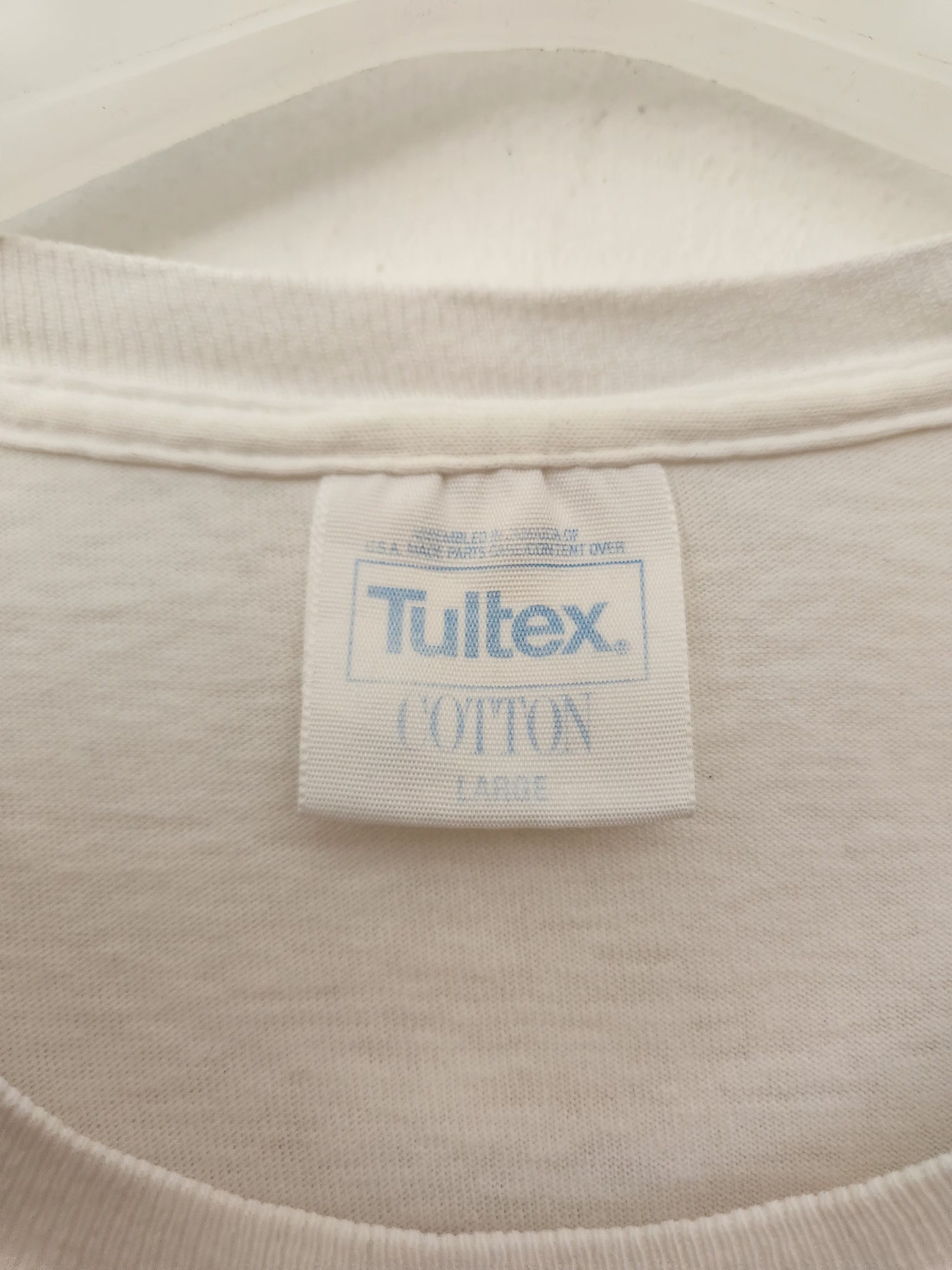 Tultex Vintage Beach White Tee Size US L / EU 52-54 / 3 - 4 Thumbnail