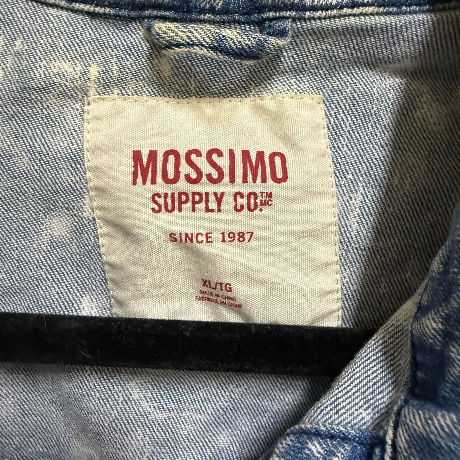 Mossimo Mossimo Women's Acid Washed Blue Denim Jacket Size XL Size XL / US 12-14 / IT 48-50 - 6 Thumbnail