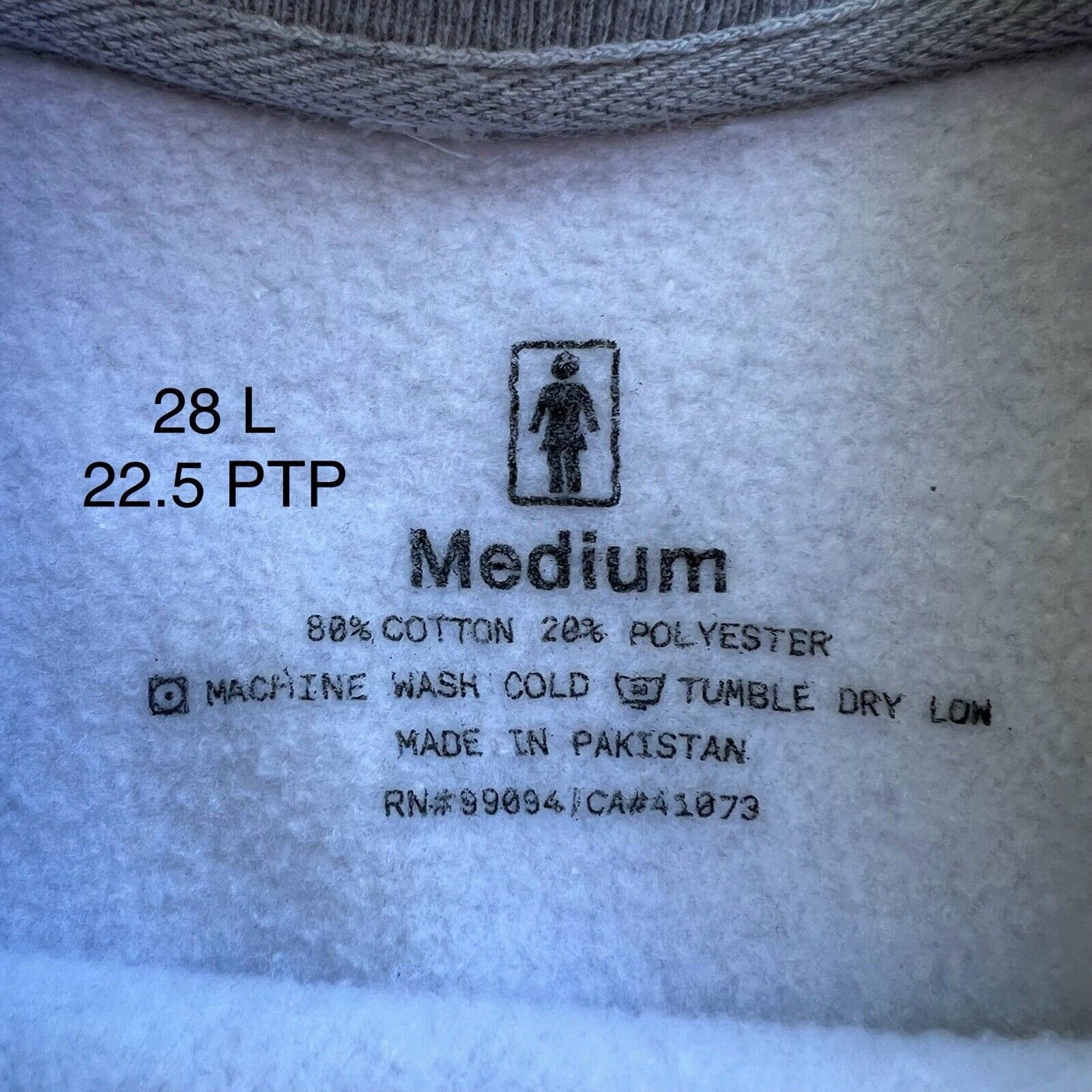 Girl Skateboards Girl Skateboards Pup Sweatshirt Medium Gray Heavy Crew Size US M / EU 48-50 / 2 - 7 Thumbnail