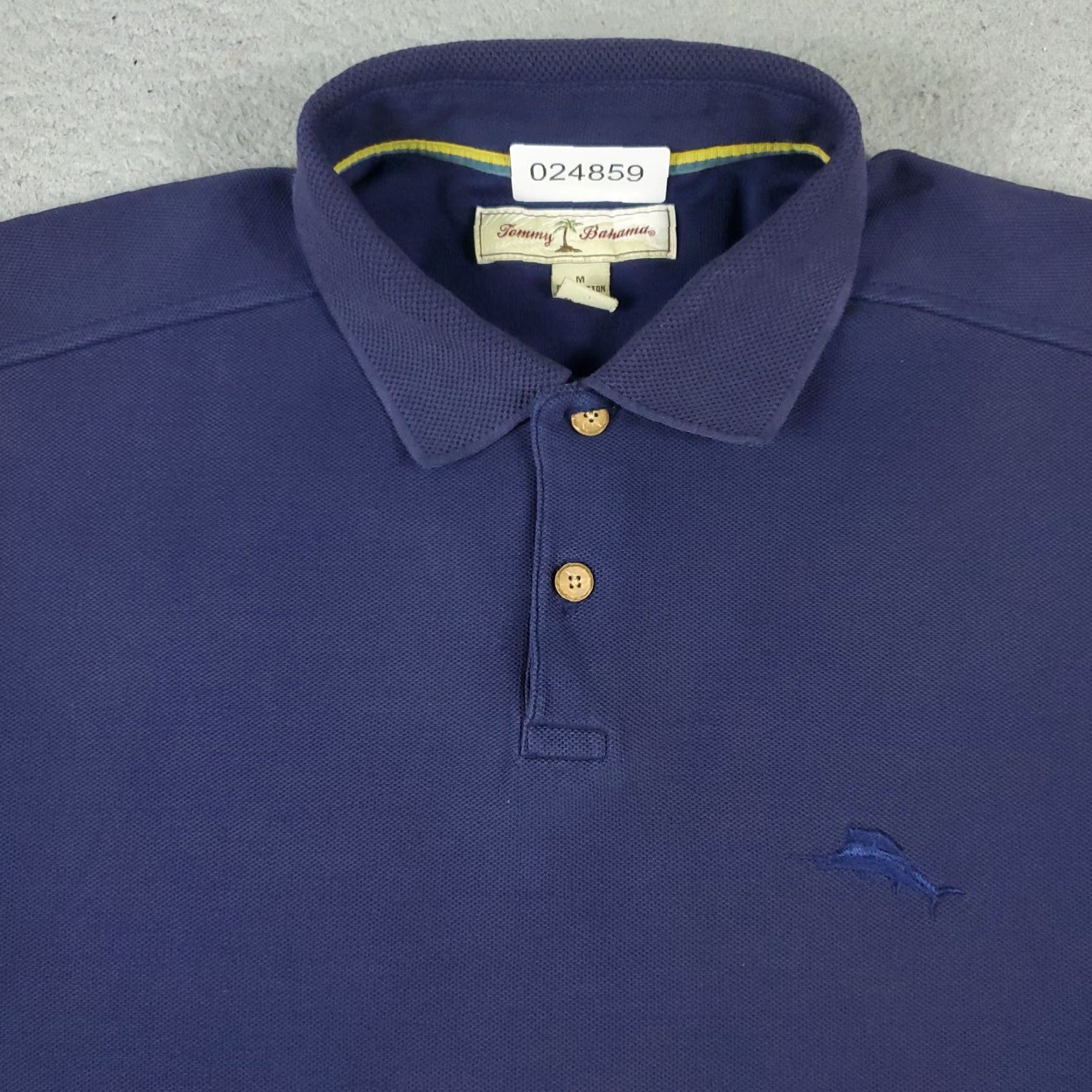 Tommy Bahama Tommy Bahama Polo Shirt Medium Blue Casual Short Sleeve Mens Size US M / EU 48-50 / 2 - 2 Thumbnail