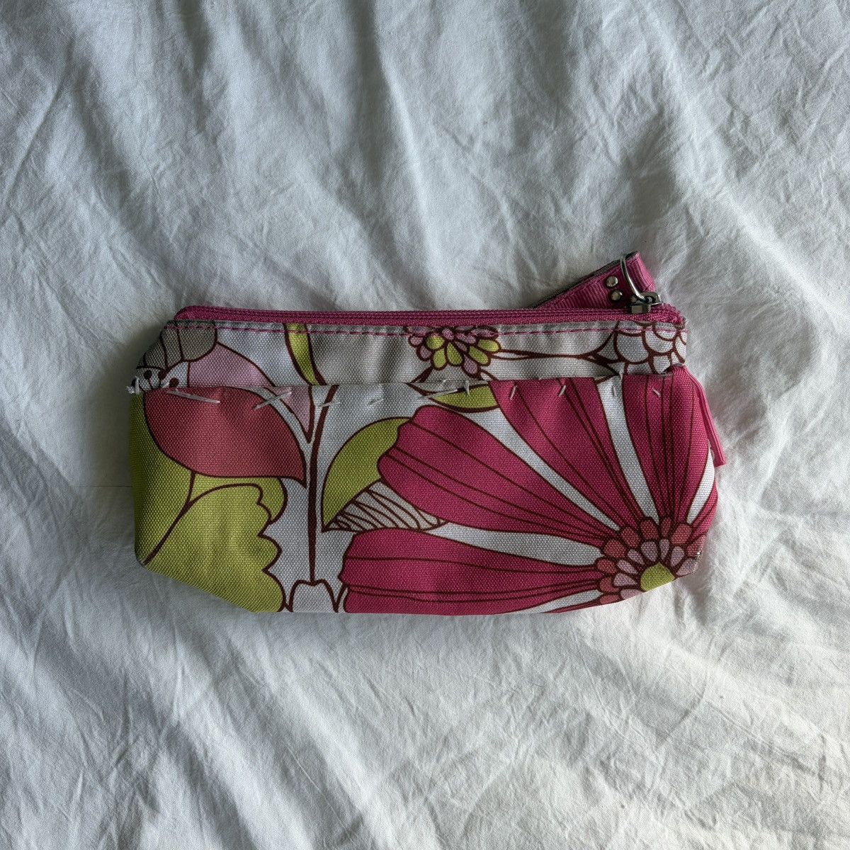 Other Vintage Y2K Clinique pink floral makeup pouch Size ONE SIZE - 1 Thumbnail