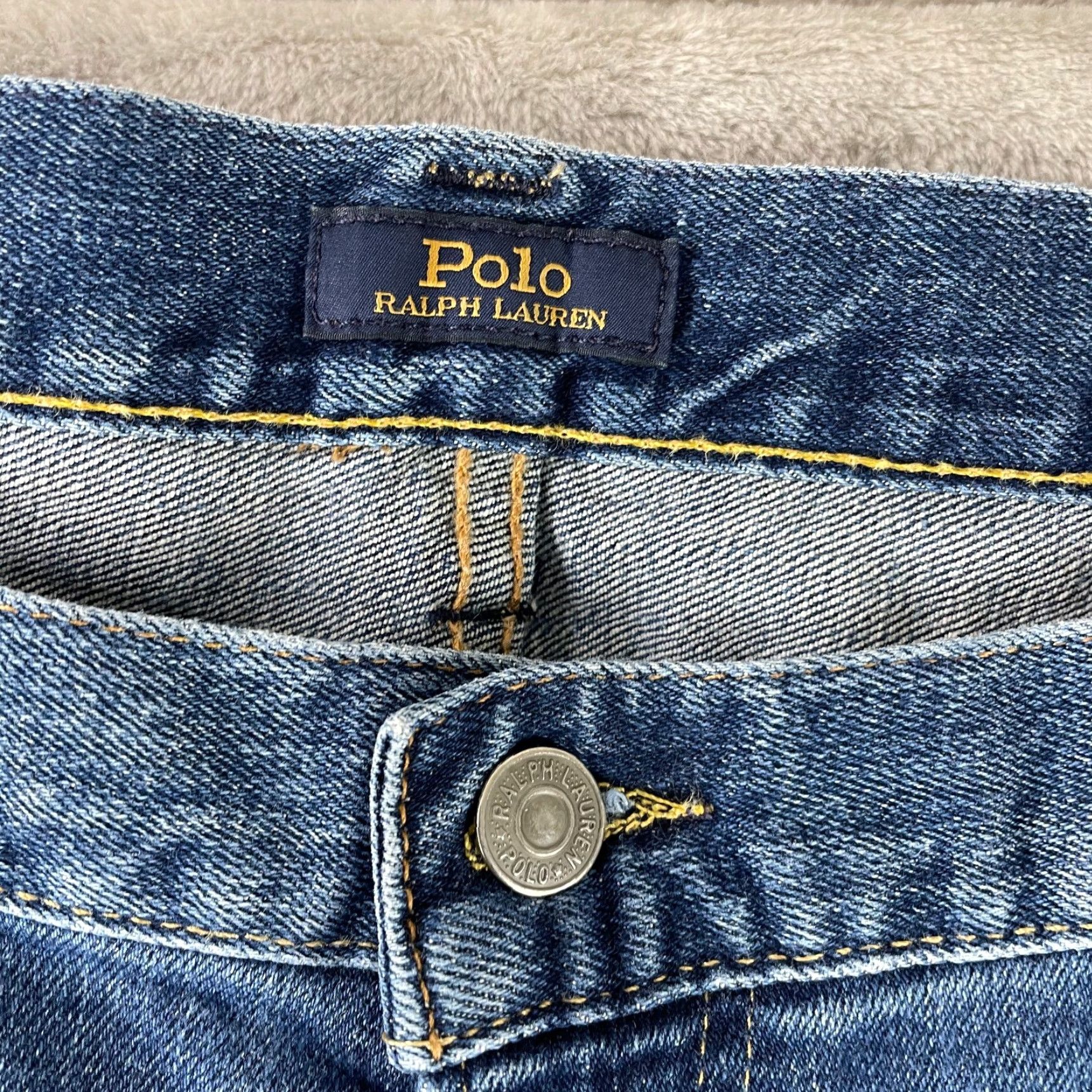 Polo Ralph Lauren Polo Ralph Lauren Jeans Men 40 Blue Classic Fit Straight Whiskers Vintage: No Size US L / EU 52-54 / 3 - 2 Thumbnail