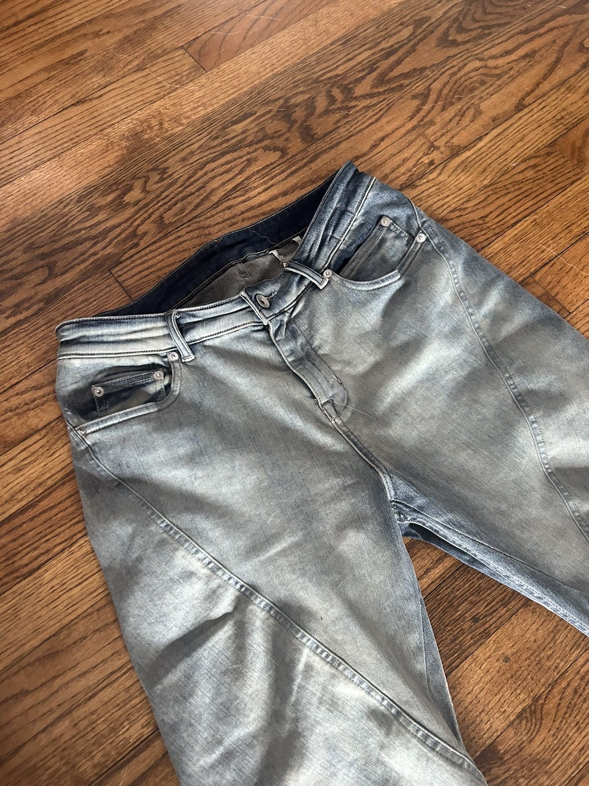 Rick Owens Rick Owens Bias Bootcut “Sky” Size US 30 / EU 46 - 3 Thumbnail