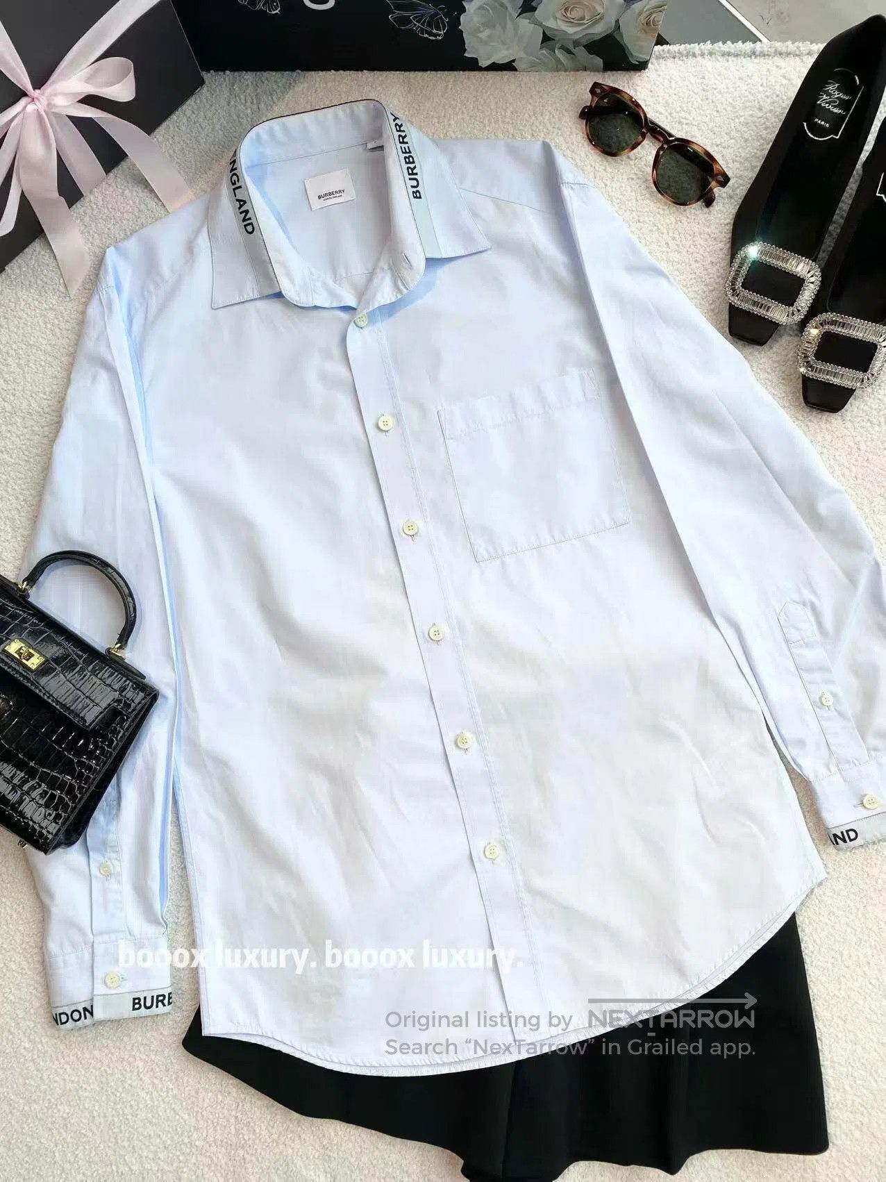 Burberry Burberry Long-sleeved shirt| Size S / US 4 / IT 40 - 1 Thumbnail