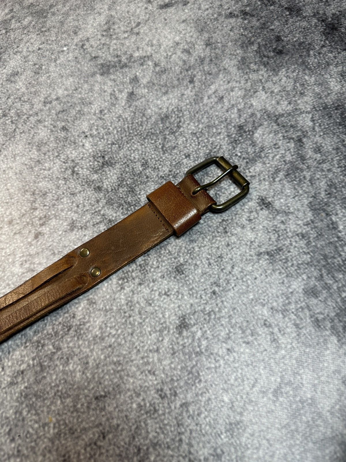 Other Y2K Vintage leather Belts Avant Garden Rare Casual Hype VTg Size ONE SIZE - 3 Thumbnail
