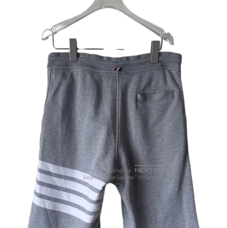 Thom Browne Thom Browne Lightweight Gray Cotton Logo Shorts . Size US 27 - 2 Thumbnail