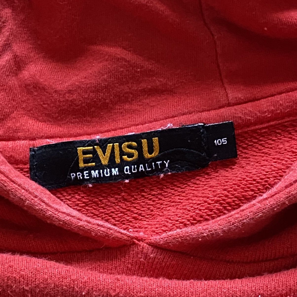 Evisu Japan Evisu Big Logo Embroidered Vintage Rare Hoodie Size US XL / EU 56 / 4 - 7 Thumbnail