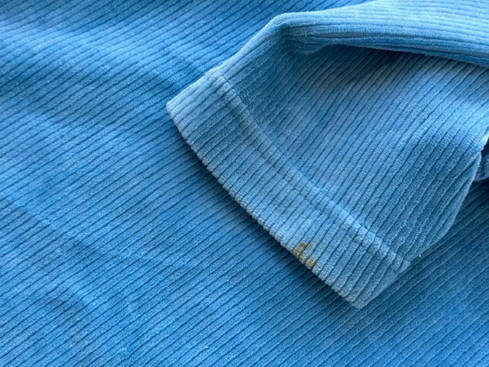 L.L. Bean Abraxas Ribbed Blue Button Up Size US L / EU 52-54 / 3 - 3 Thumbnail