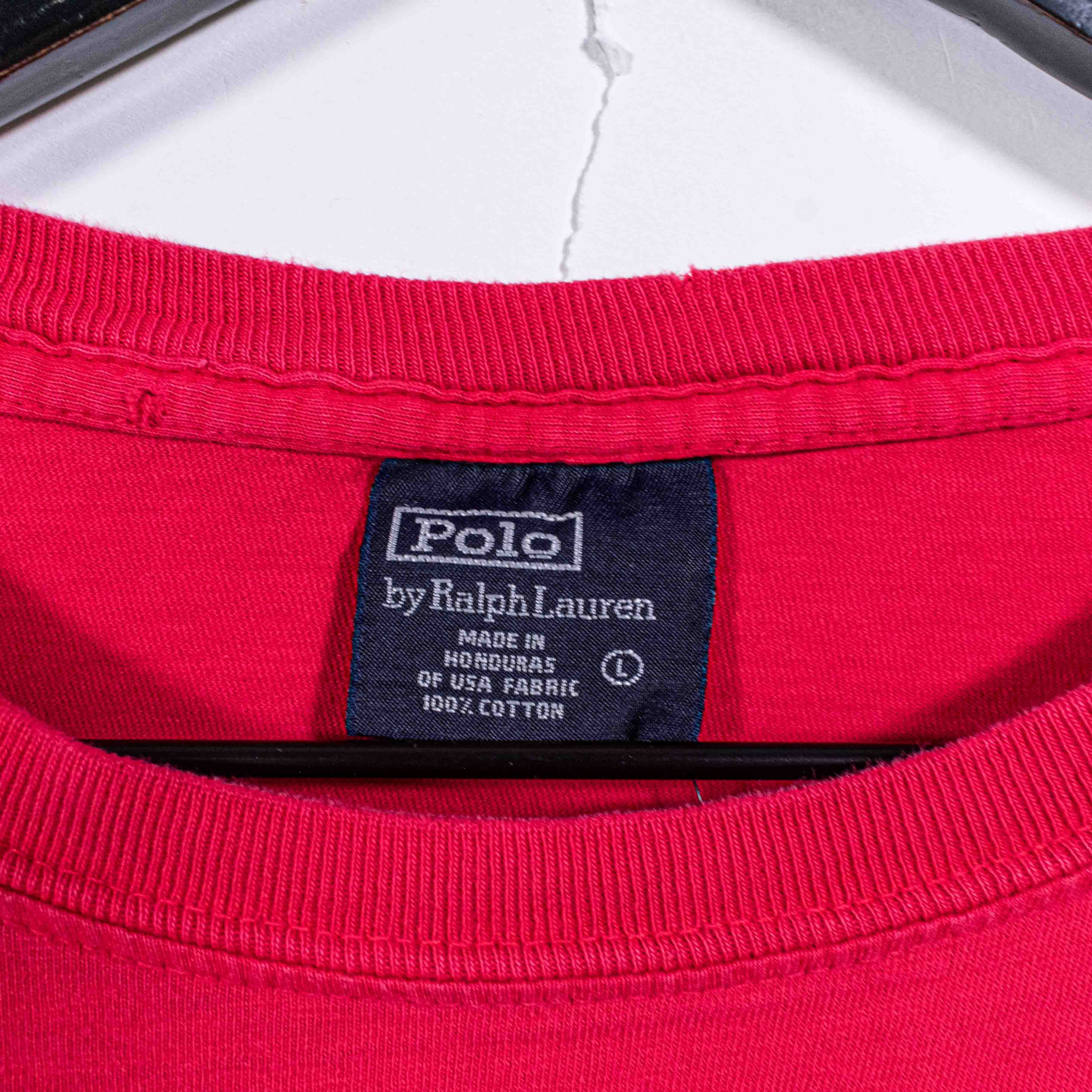 Polo Ralph Lauren Polo Ralph Lauren Pony Sun Faded T-Shirt VTG 90s Preppy Size US L / EU 52-54 / 3 - 10 Thumbnail
