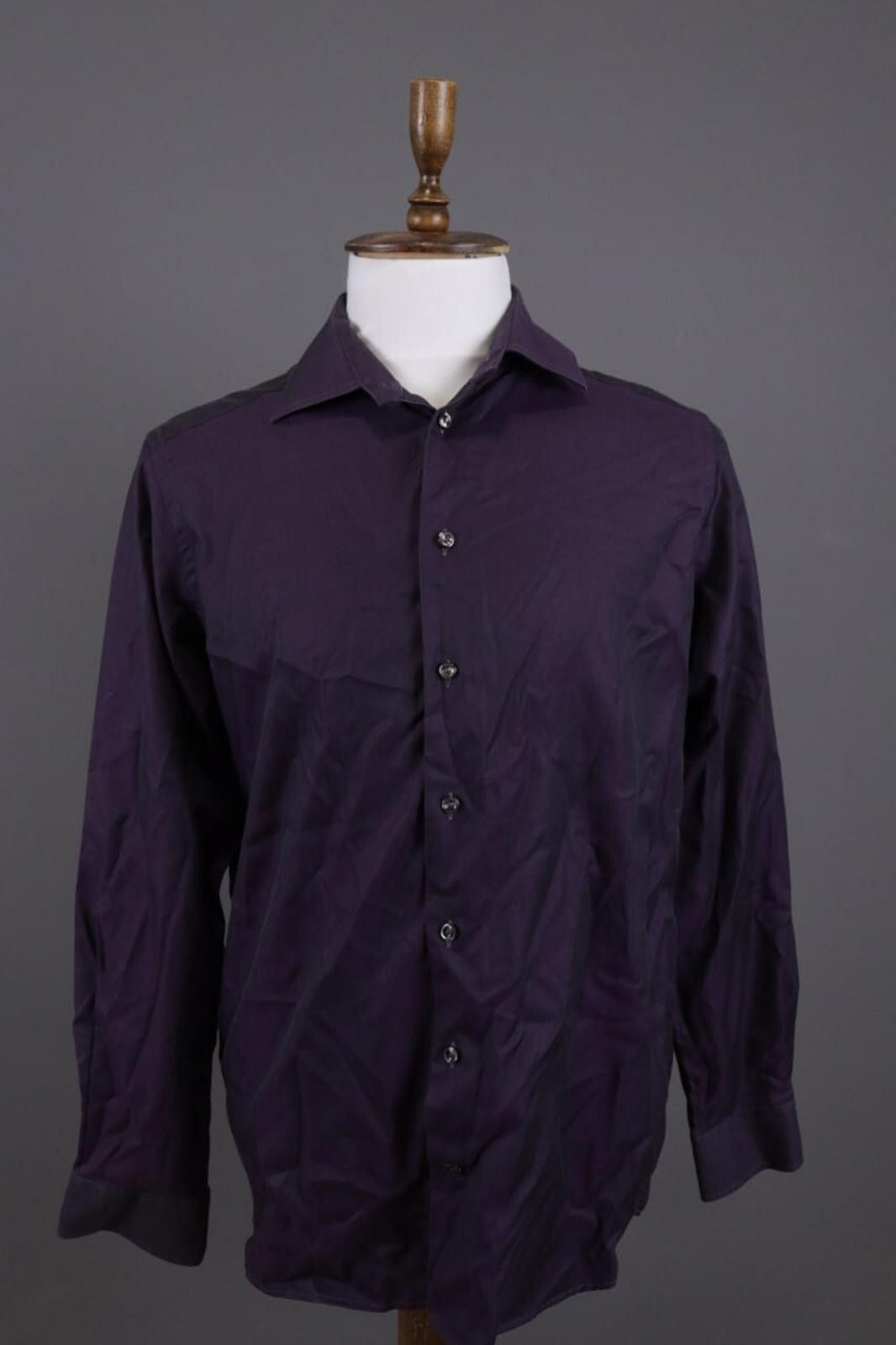 Eton Eton Contemporary Purple Signature Twill Shirt Size 42 / 16 Size US M / EU 48-50 / 2 - 1 Thumbnail